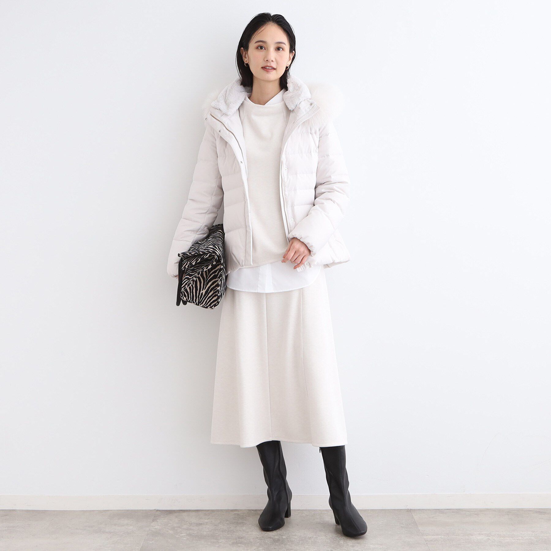 INDIVI「【名品／撥水／抗菌防臭】ショート リサイクルダウンコート」|ダウン|