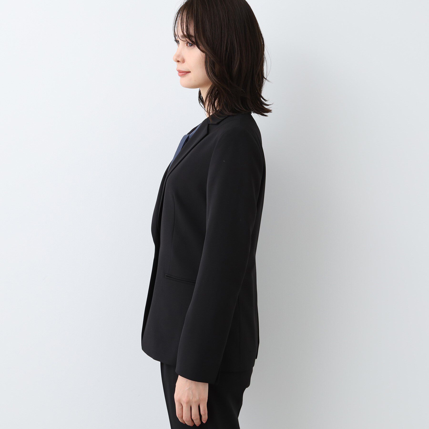 INDIVI「【洗える／UVケア／スーツ】ストレッチテーラードカラージャケット」|スーツ|