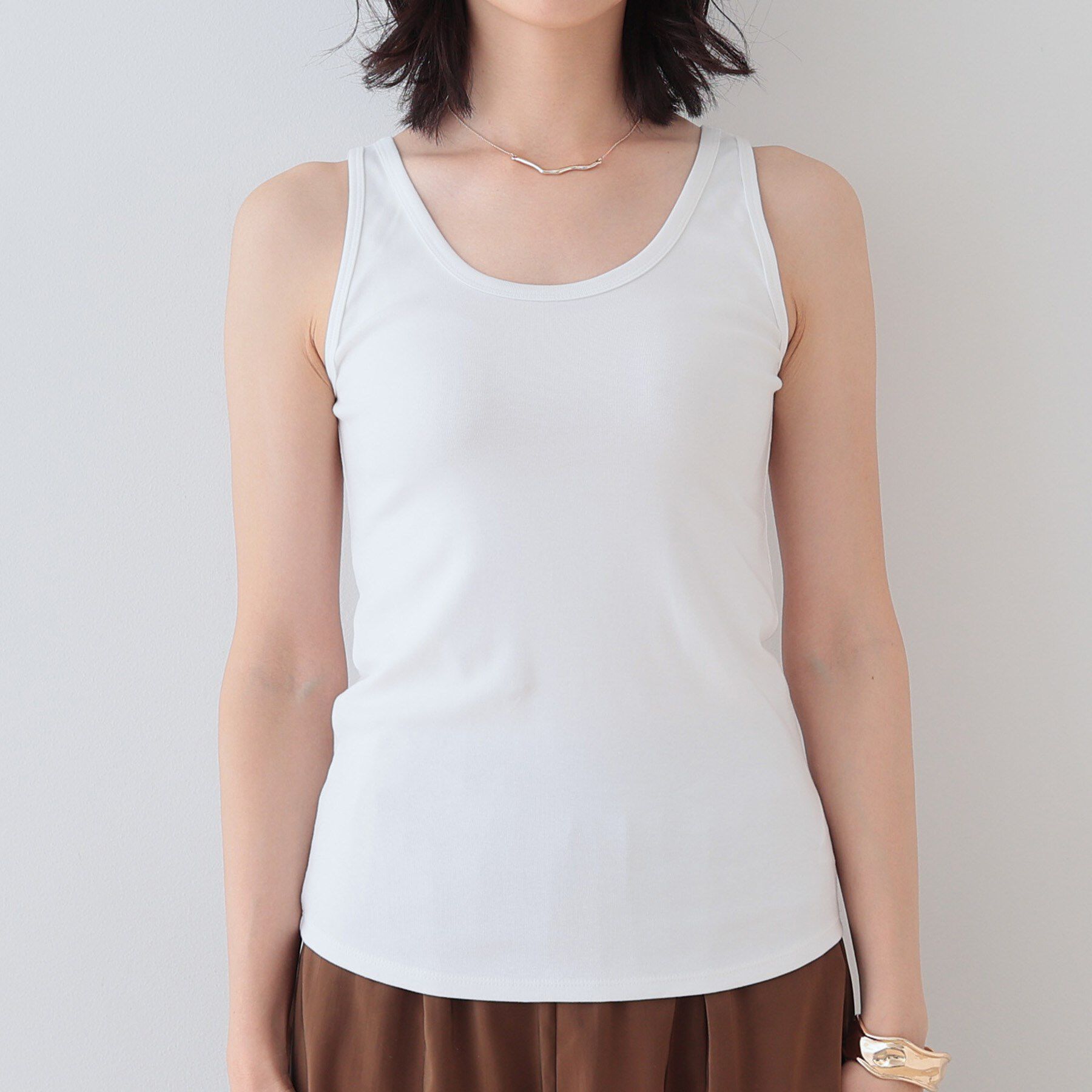 INDIVI「【洗える／前後2WAY】インナータンクトップ」|キャミソール|