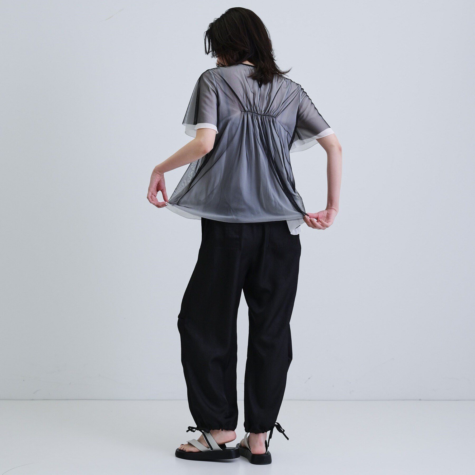 GALLEST「ドレープサテンパンツ」|その他|