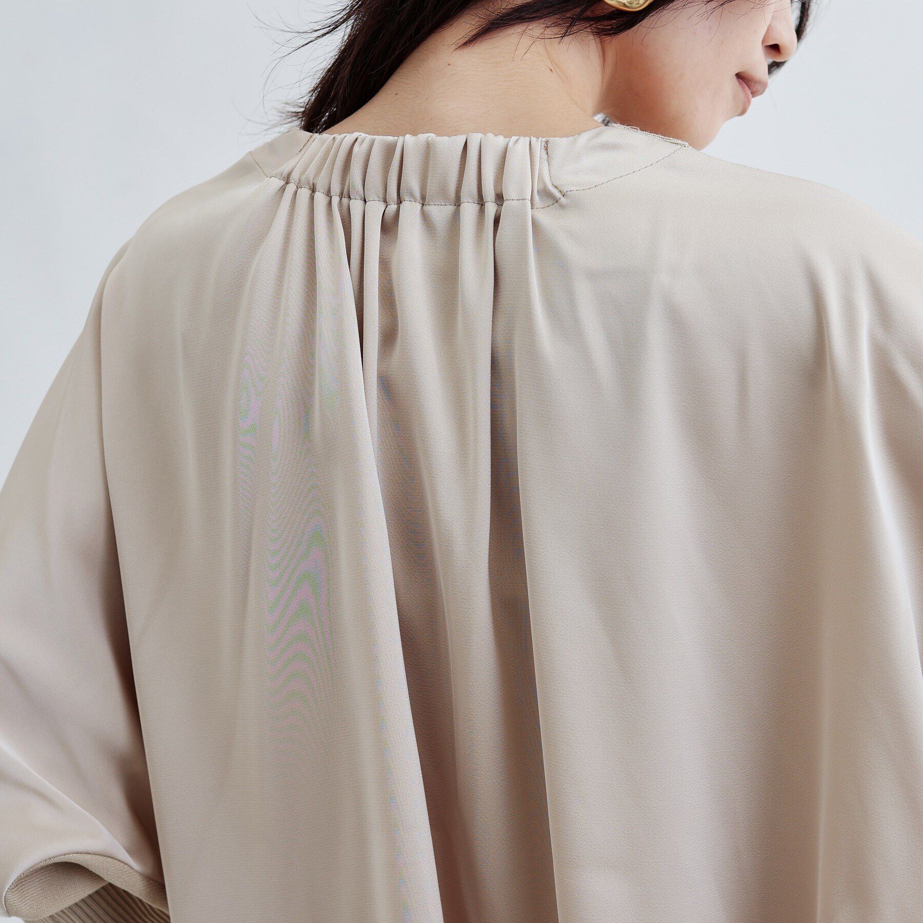 GALLEST「サテンバックドルマンニット」|ニット・セーター|