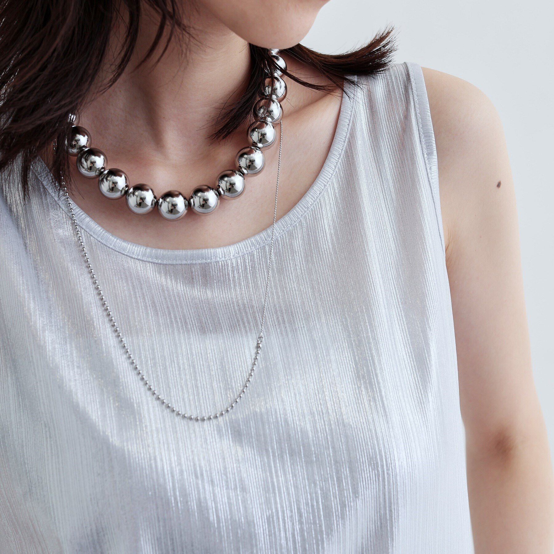 GALLEST「【再入荷】箔プリントタンクトップ」|キャミソール|