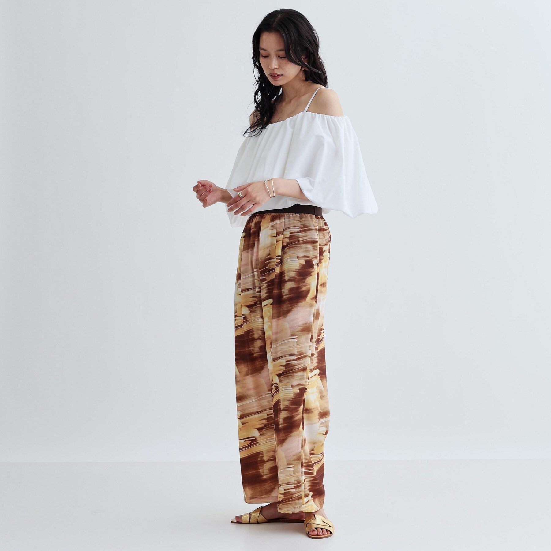 GALLEST「ボリュームオフショルブラウス」|シャツ・ブラウス|