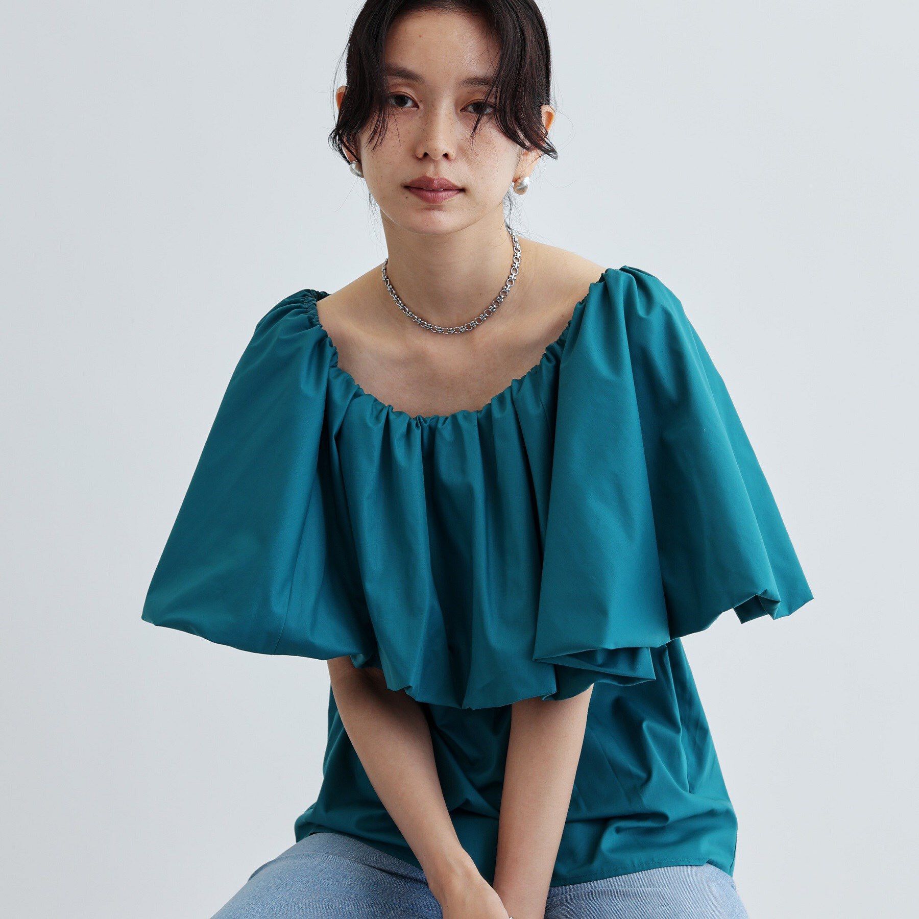 GALLEST「ボリュームオフショルブラウス」|シャツ・ブラウス|