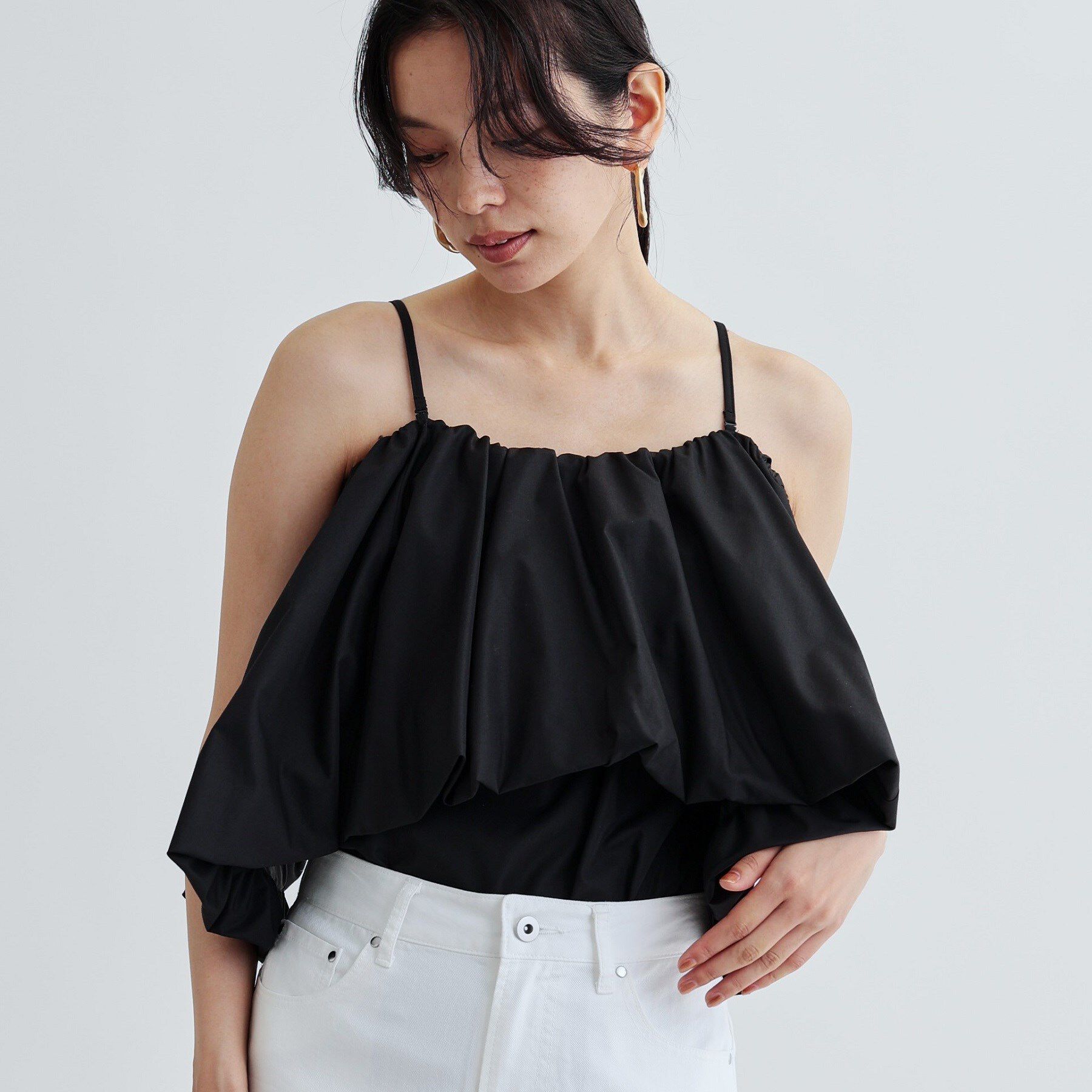 GALLEST「ボリュームオフショルブラウス」|シャツ・ブラウス|
