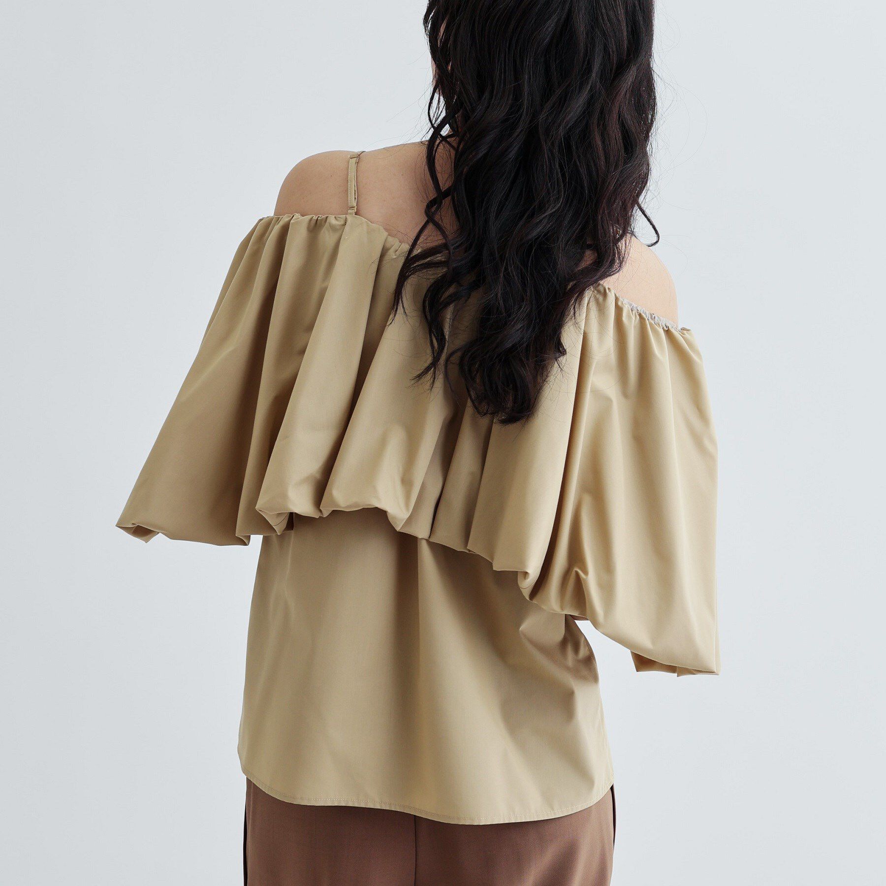 GALLEST「ボリュームオフショルブラウス」|シャツ・ブラウス|