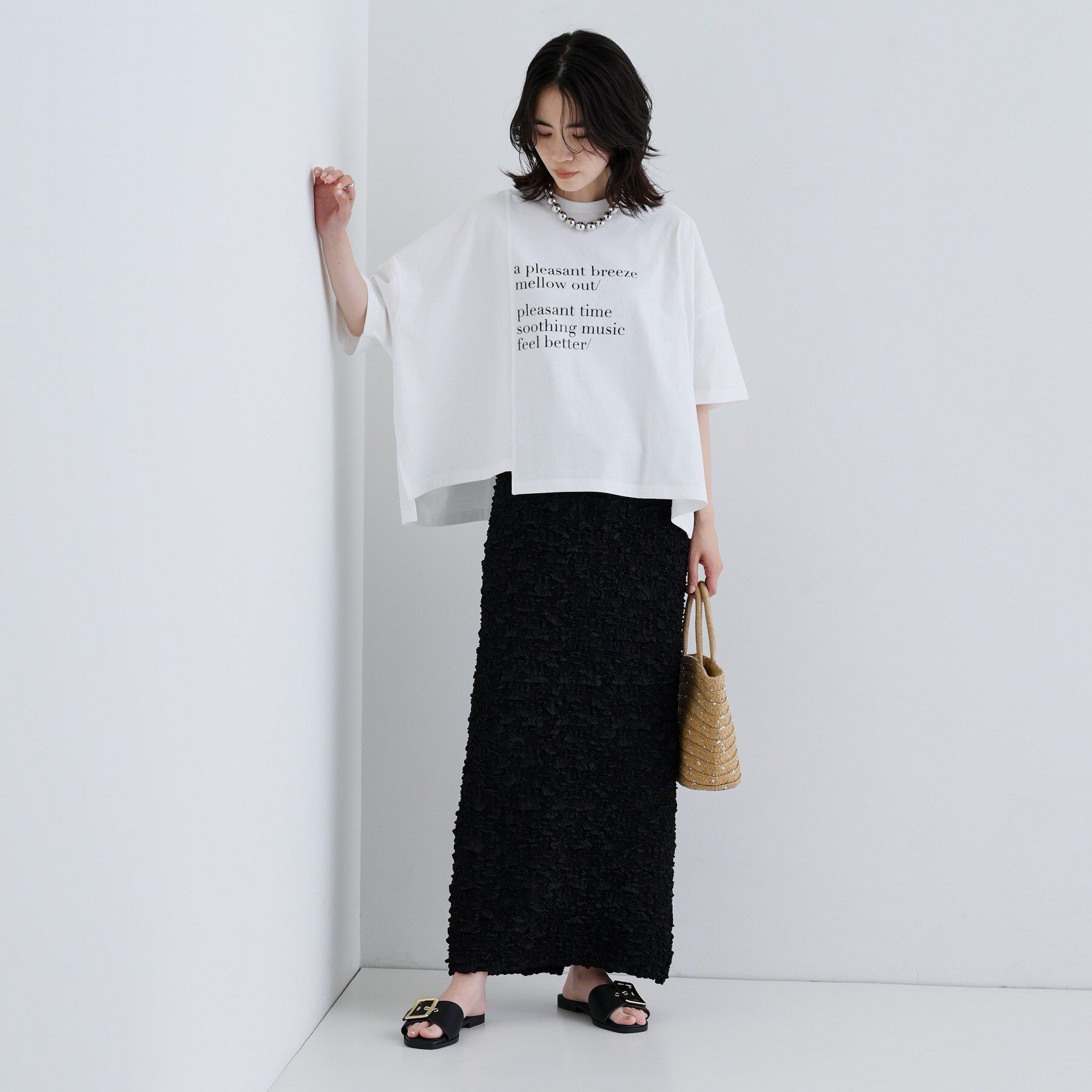 GALLEST「イレギュラーグラフィックTシャツ」|Tシャツ・カットソー|