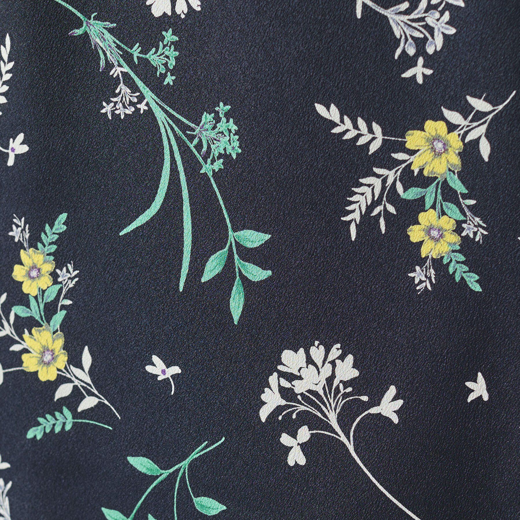 INDIVI「【SETUP可能】モダンフラワー柄フレアスカート」|スカート|