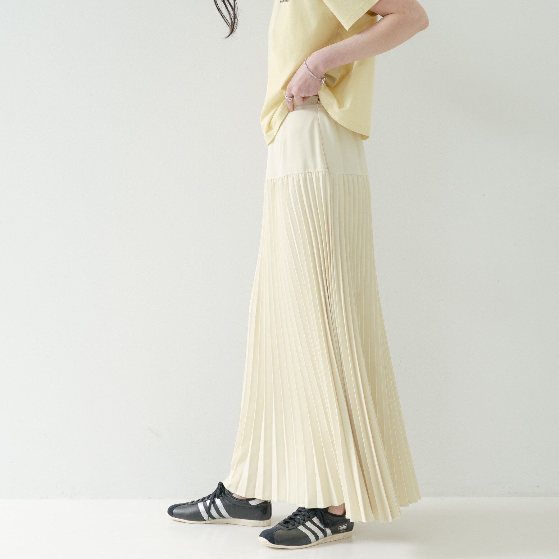 GALLEST「プリーツロングスカート」|スカート|