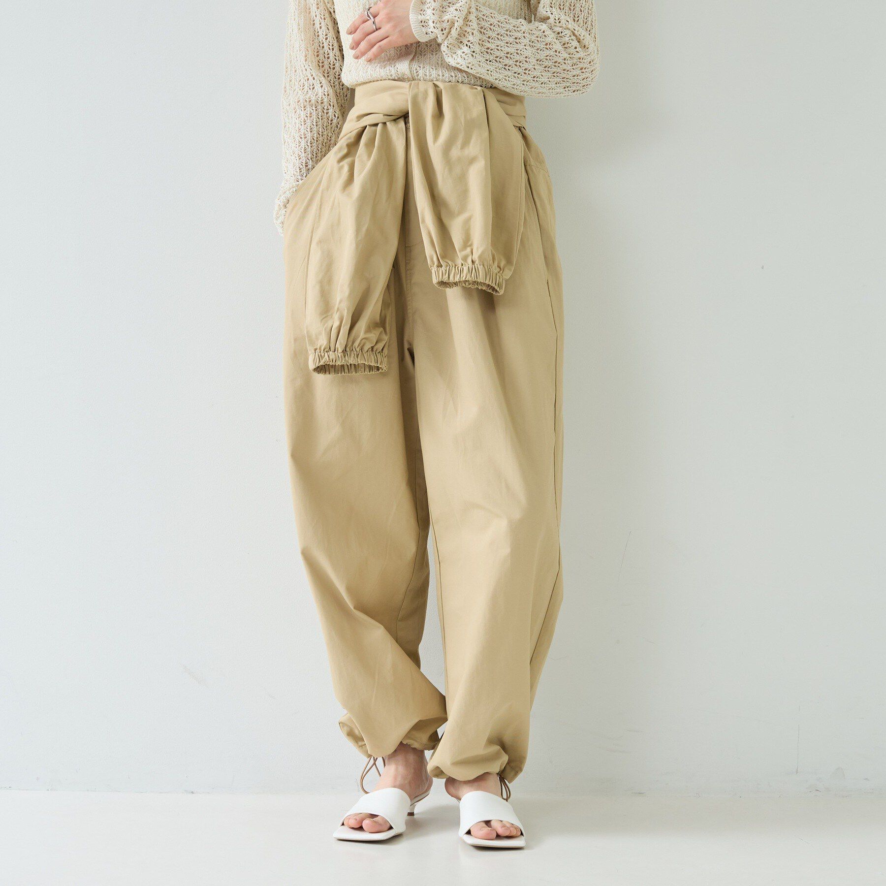 GALLEST「【一部店舗限定】ウエストラップジョガーパンツ」|その他|ベージュ(052)