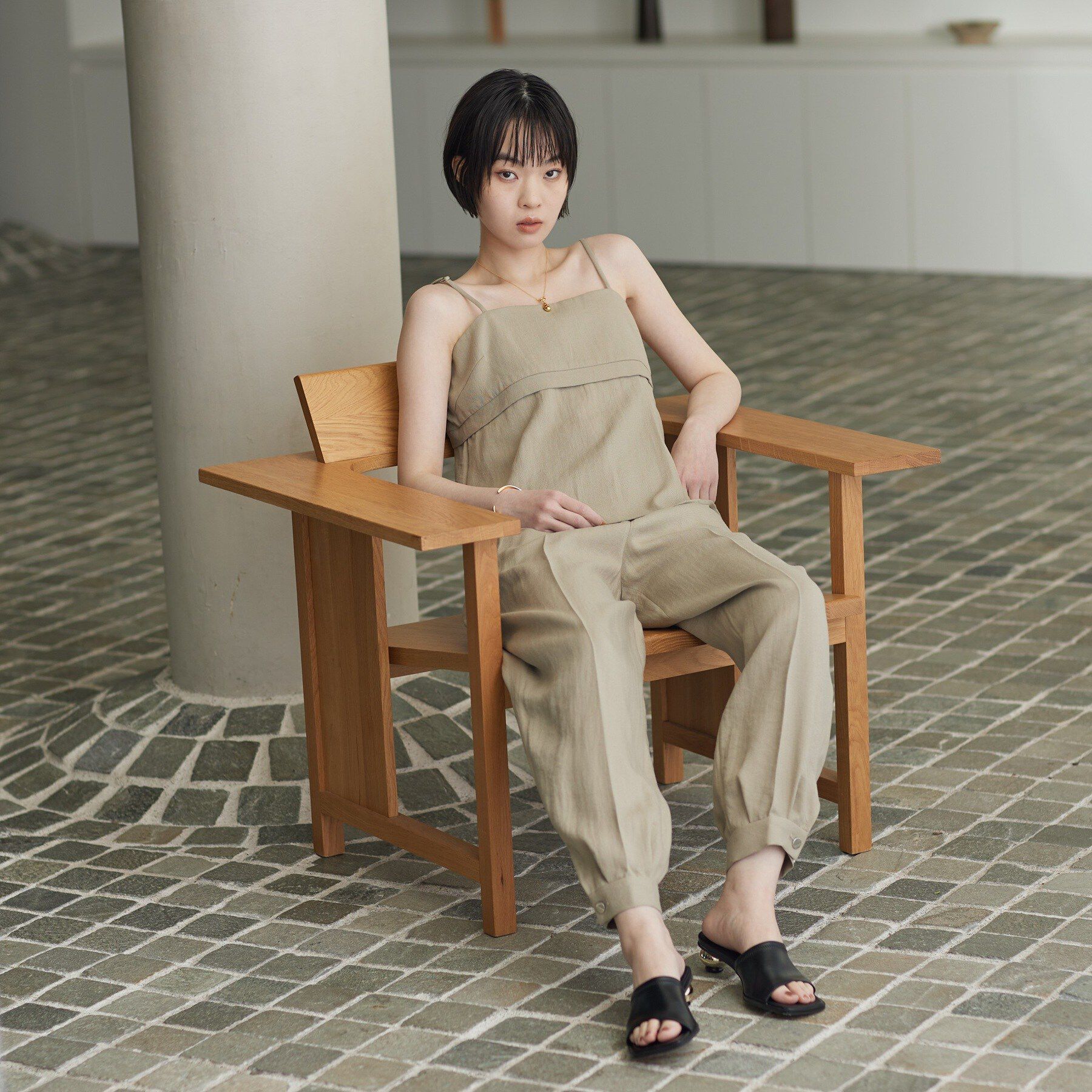 GALLEST「【セットアップ可能】イレヘムキャミブラウス」|シャツ・ブラウス|