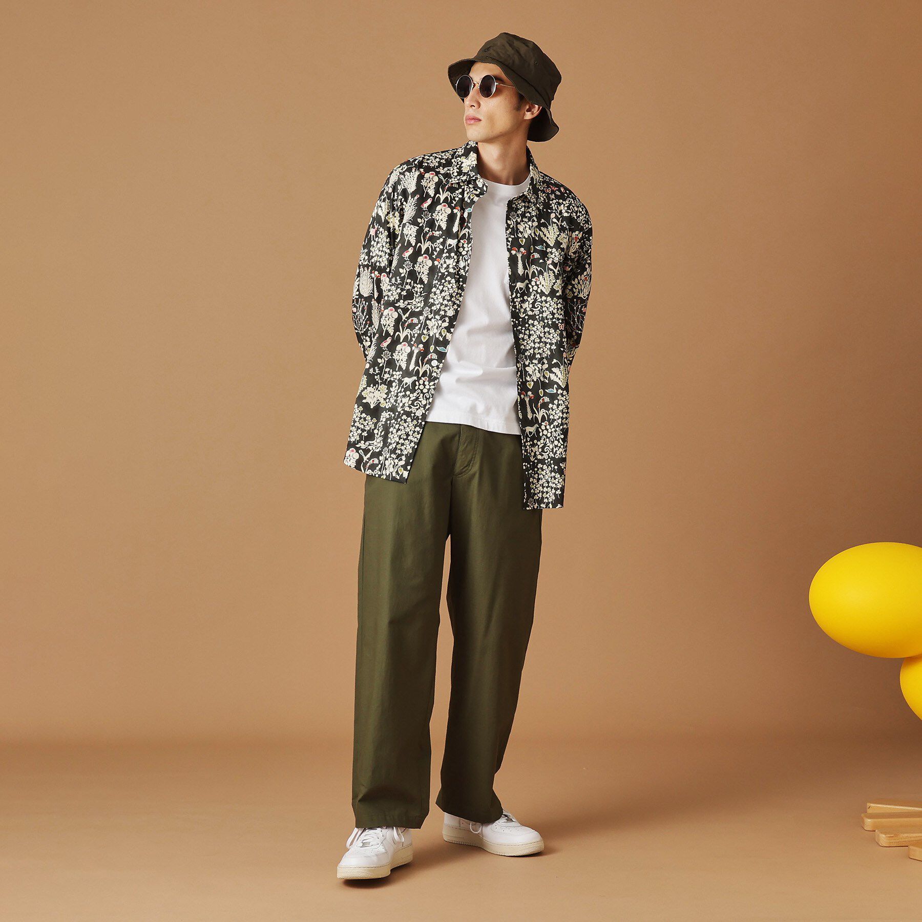 40CARATS&525「【Sサイズ～】フラワープリントシャツ」|シャツ・ブラウス|