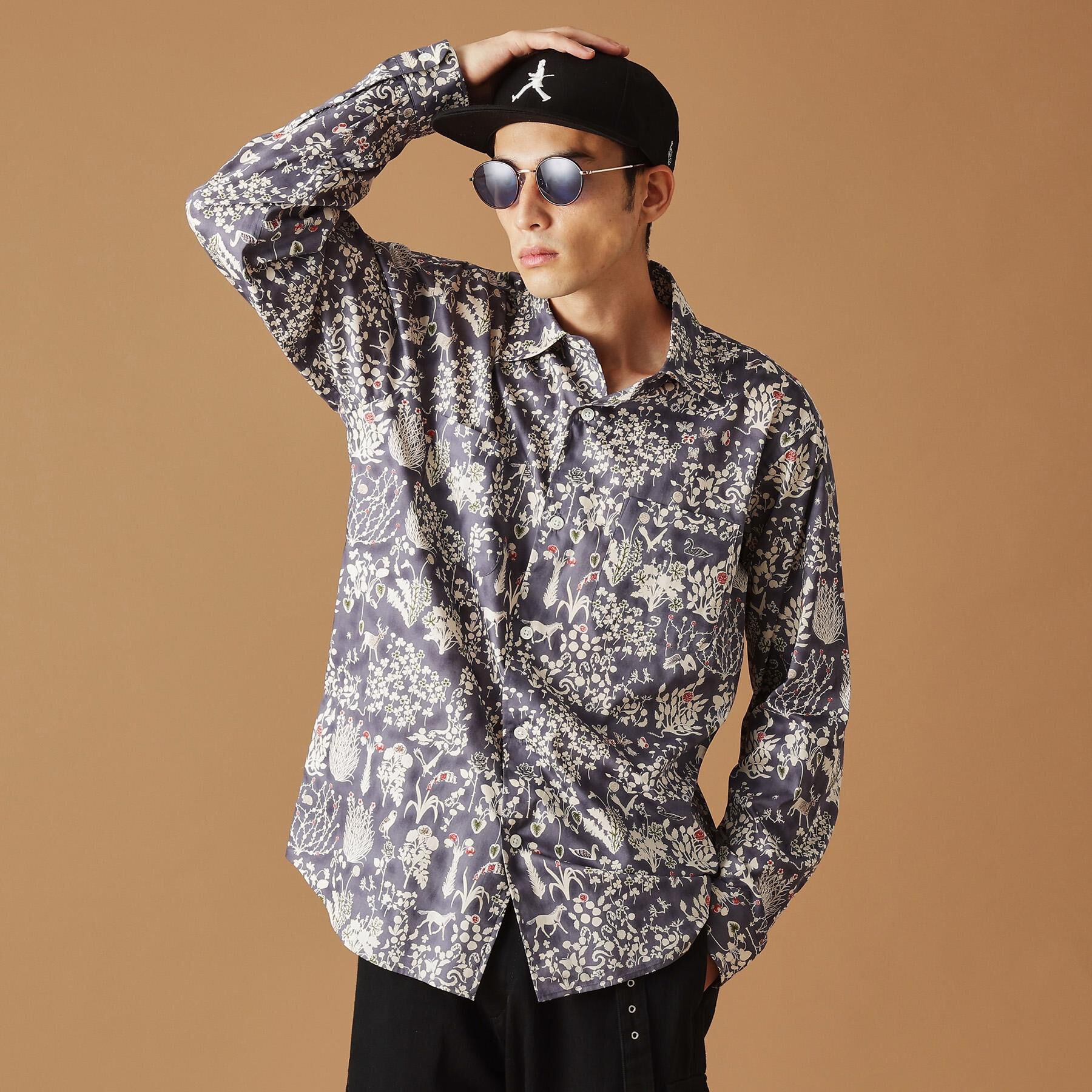 40CARATS&525「【Sサイズ～】フラワープリントシャツ」|シャツ・ブラウス|