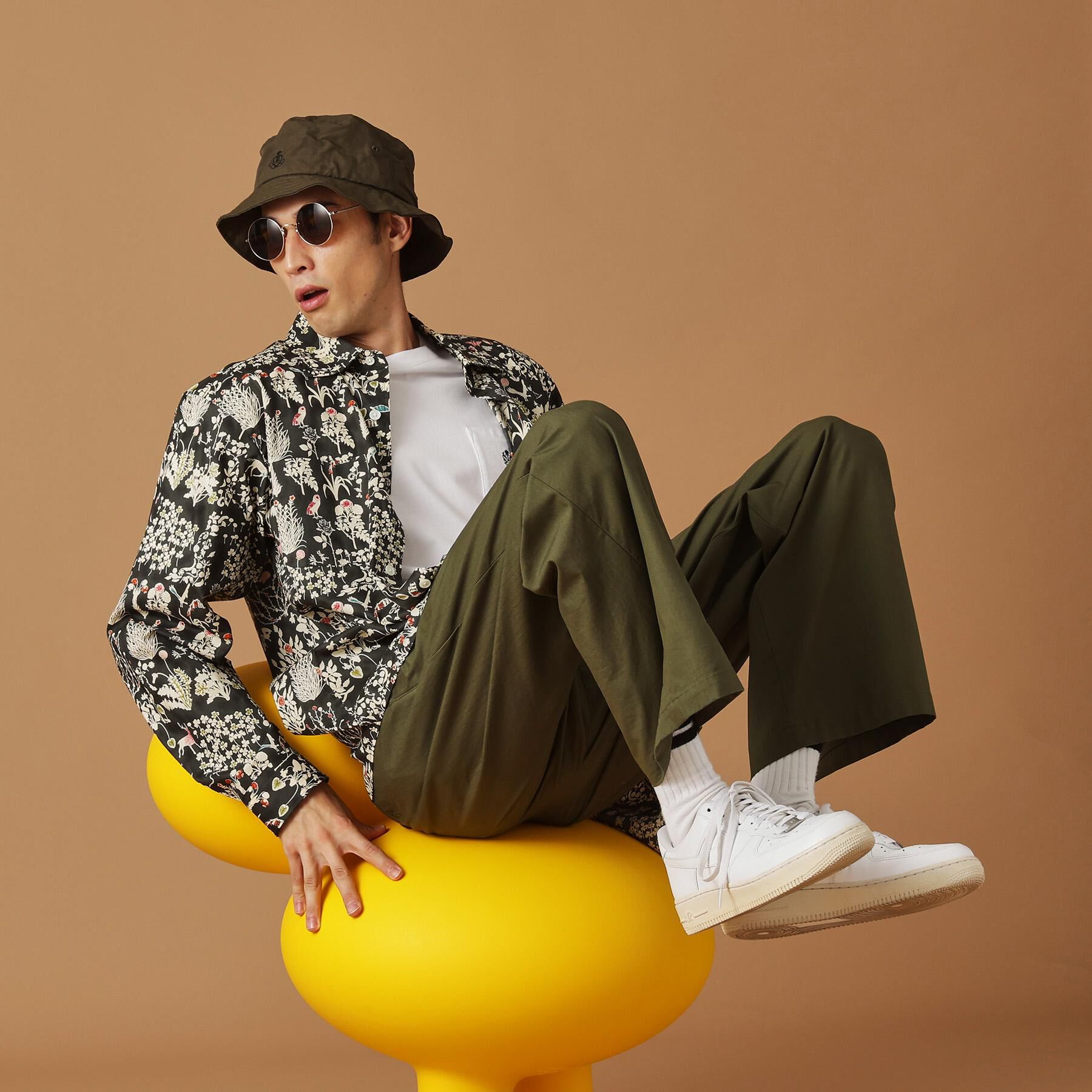 40CARATS&525「【Sサイズ～】フラワープリントシャツ」|シャツ・ブラウス|