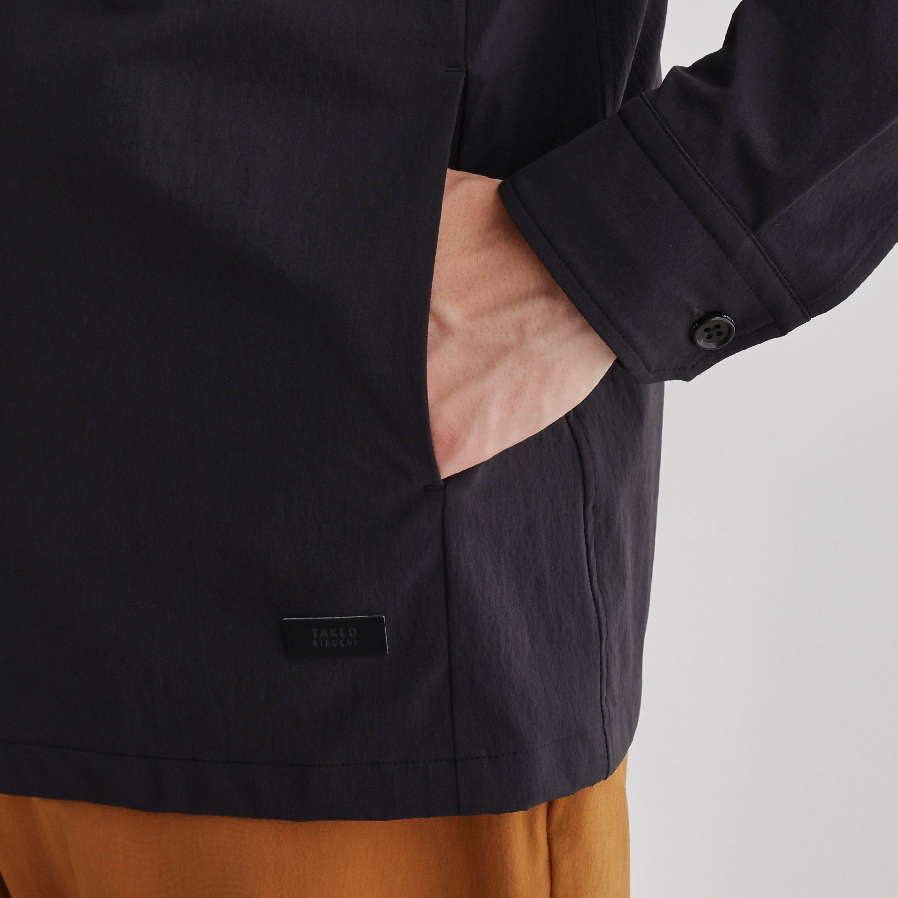 TAKEO KIKUCHI「【3D ナイロン ストレッチ】スタンドカラー シャツブルゾン」|ブルゾン・スタジャン|