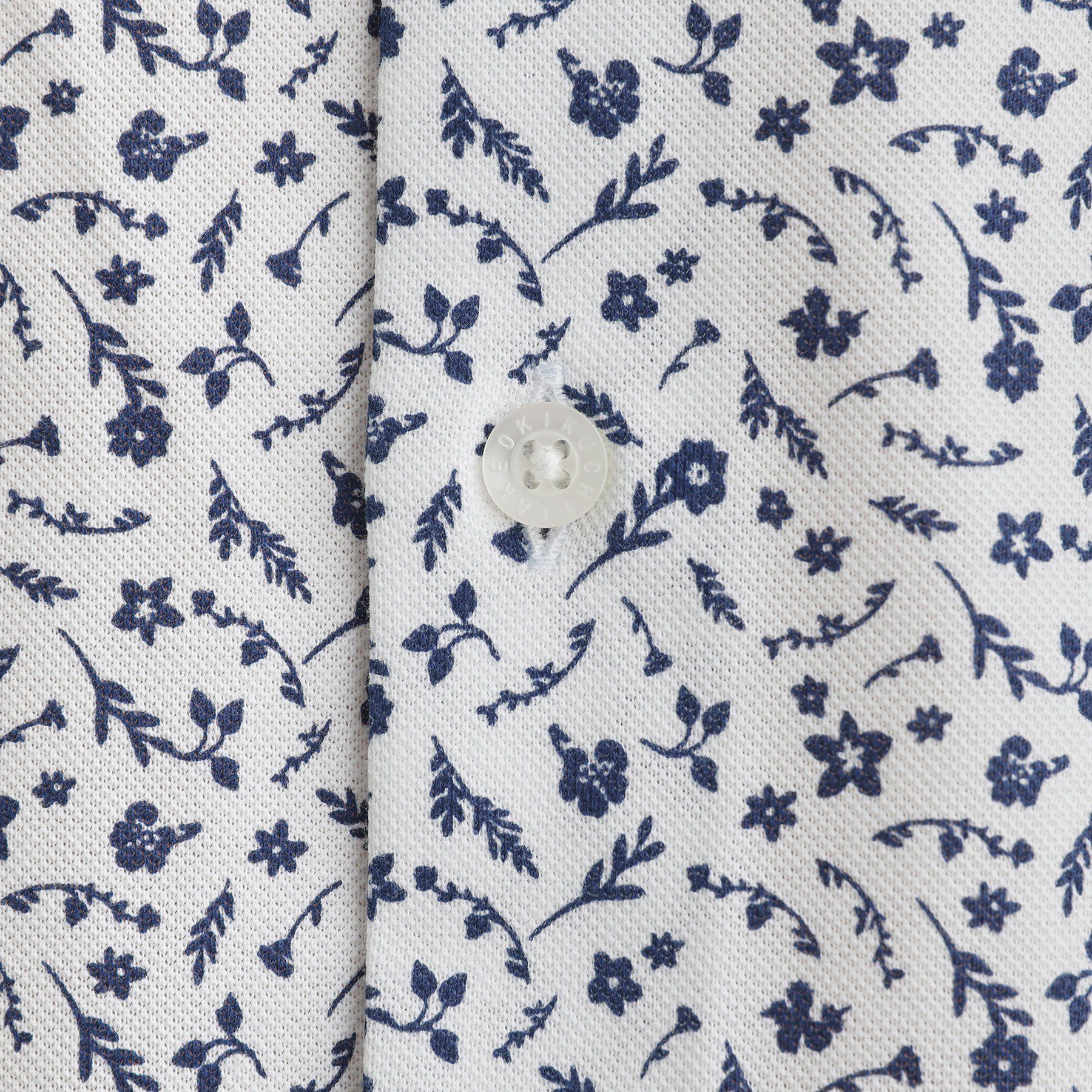 TAKEO KIKUCHI「クールマックス 鹿の子 フラワープリントシャツ」|シャツ・ブラウス|