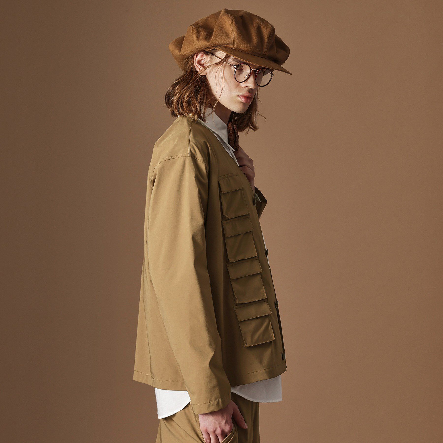 40CARATS&525「エリナシカバーオール」|ブルゾン・スタジャン|