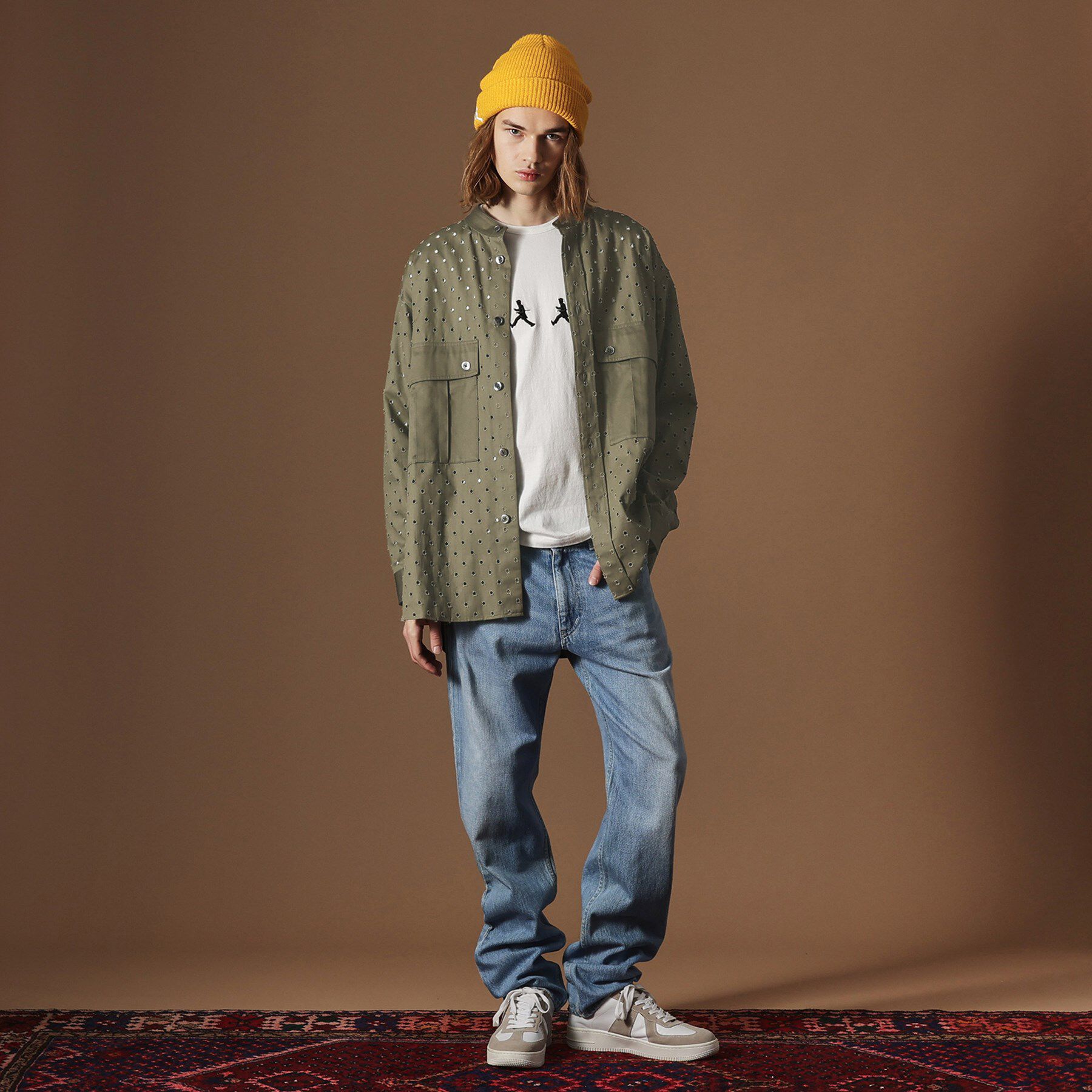 40CARATS&525「ツイルオパールオーバーシャツ」|シャツ・ブラウス|