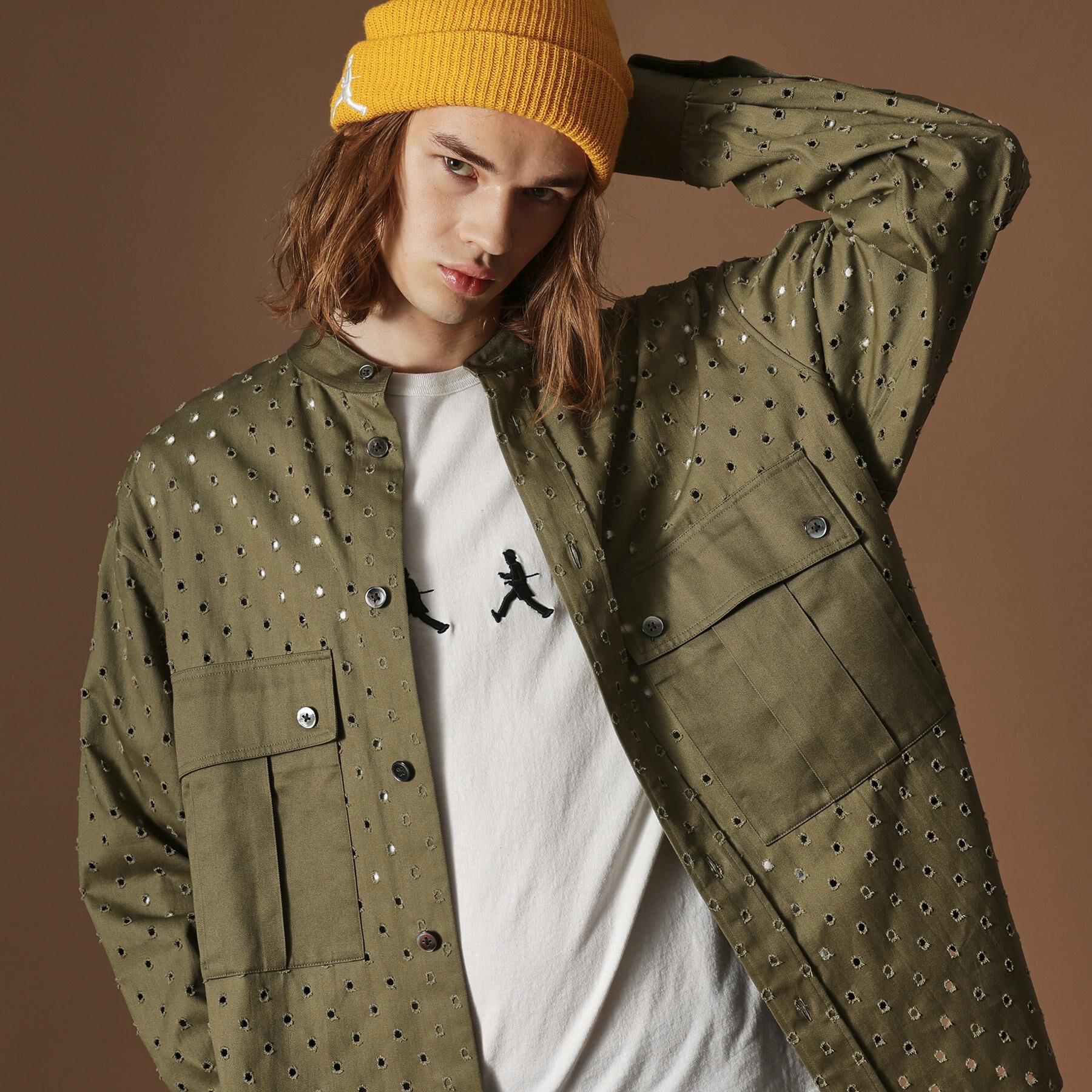 40CARATS&525「ツイルオパールオーバーシャツ」|シャツ・ブラウス|