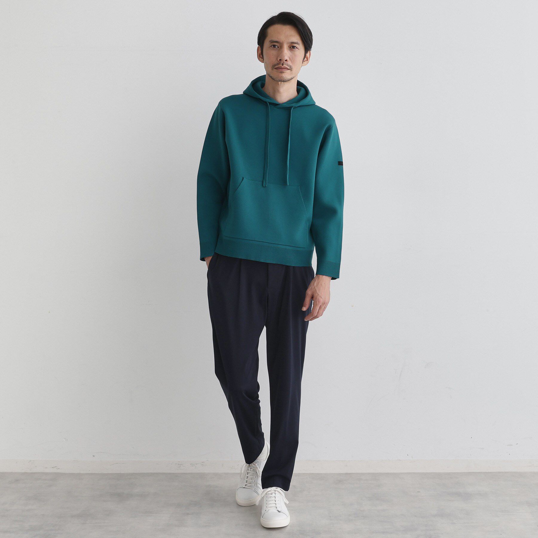 TAKEO KIKUCHI「スポンディッシュ プルオーバー ニットパーカ」|ニット・セーター|