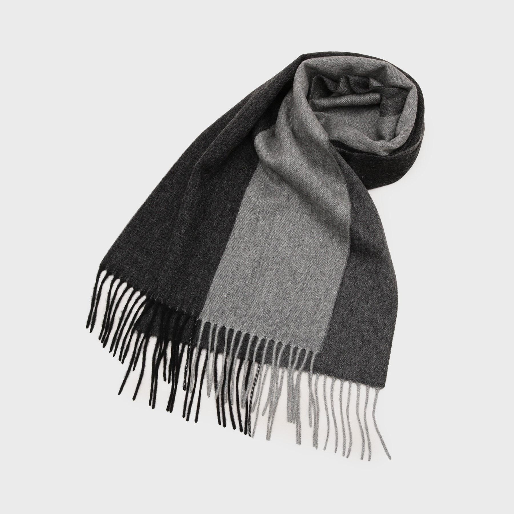 TAKEO KIKUCHI「【洗えるカシミヤ】ピュアカシミヤ 4面パネルマフラー」|ストール|