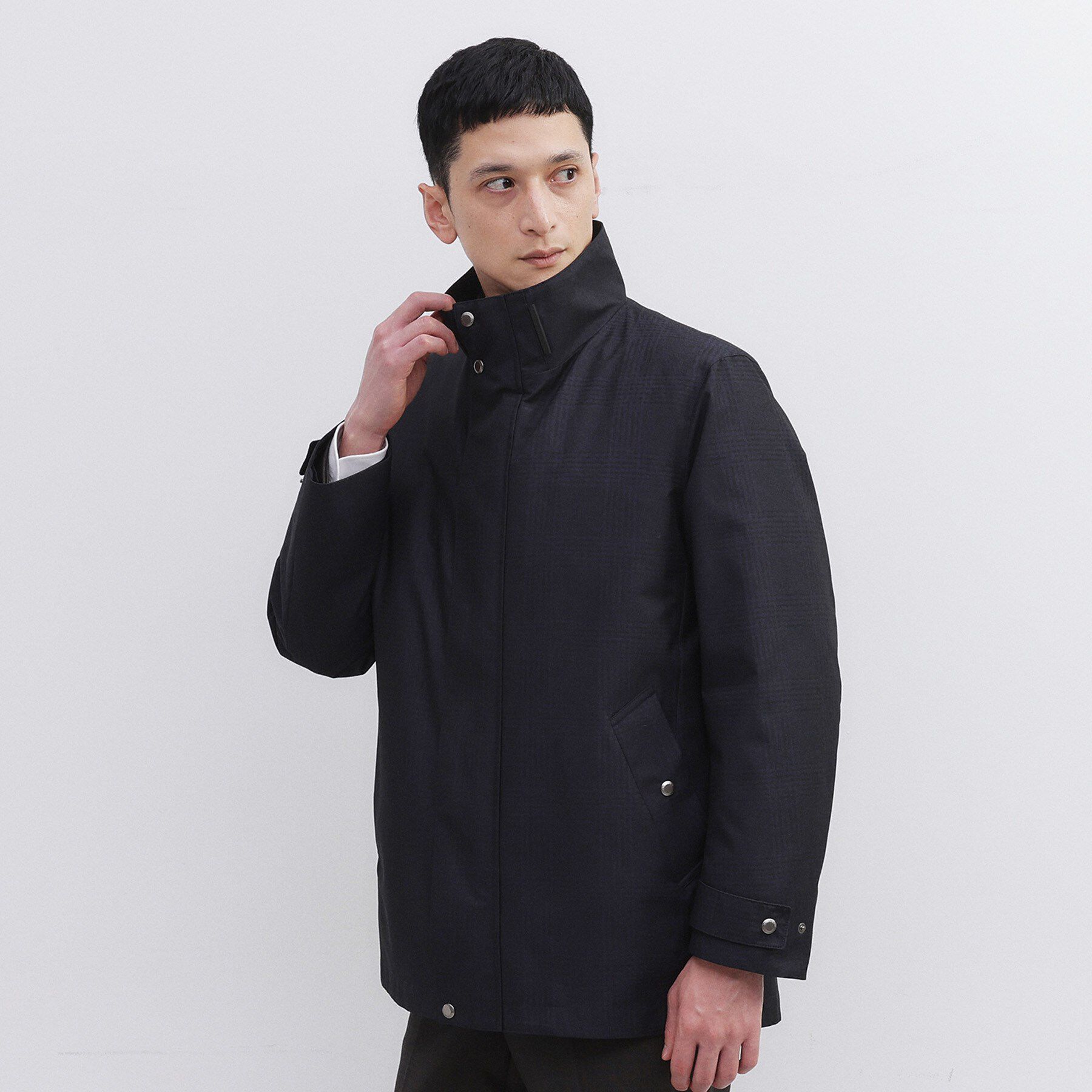 TAKEO KIKUCHI「【3WAY】グレンチェック ダウンライナー ブルゾン」|ブルゾン・スタジャン|