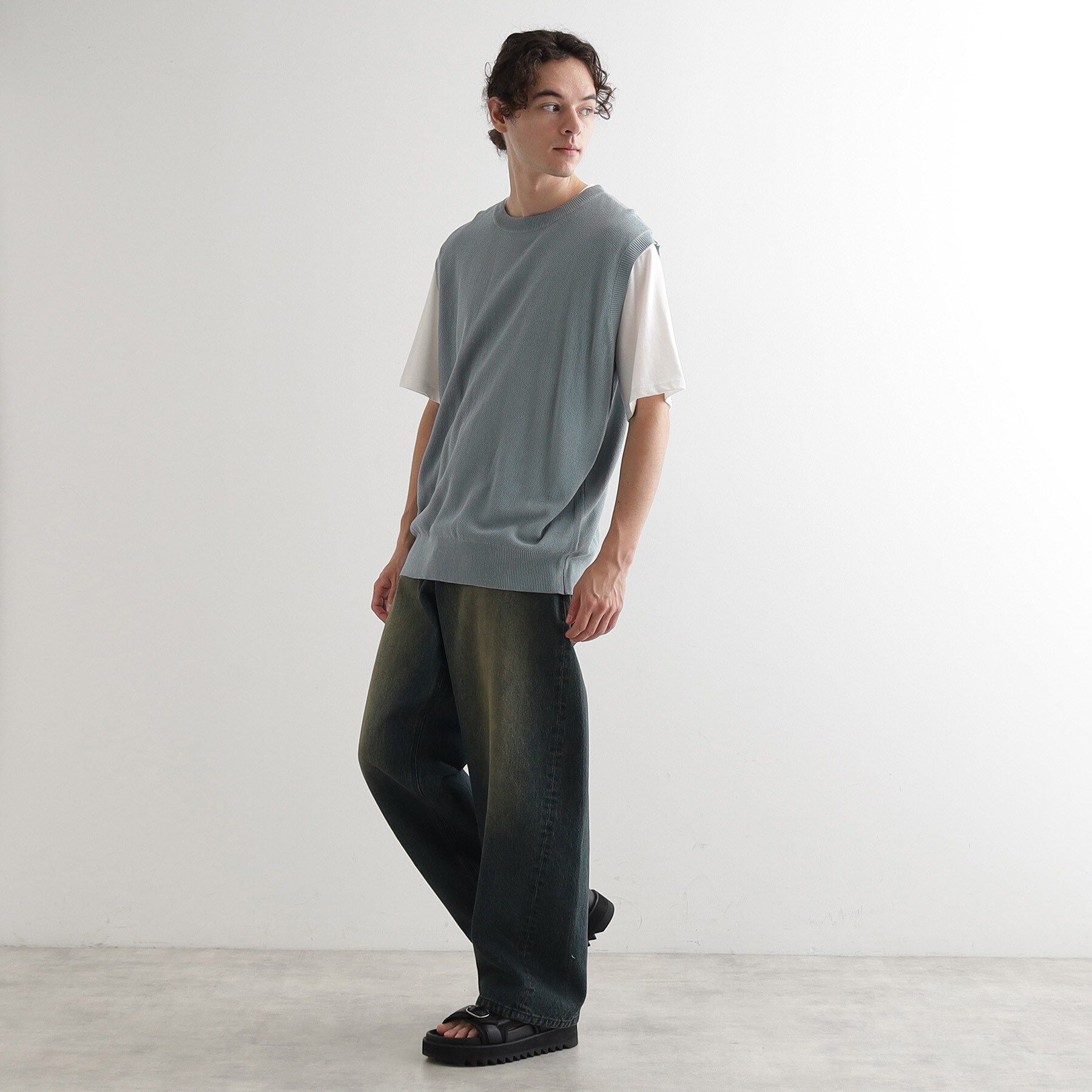 tk.TAKEO KIKUCHI「【セットアイテム】ニットベストアンサンブル」|ニット・セーター|