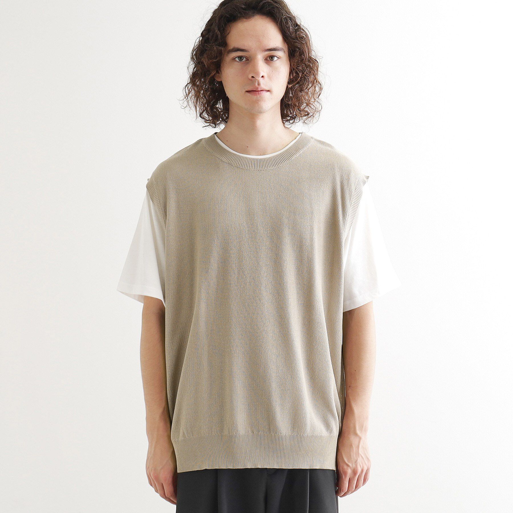 tk.TAKEO KIKUCHI「【セットアイテム】ニットベストアンサンブル」|ニット・セーター|