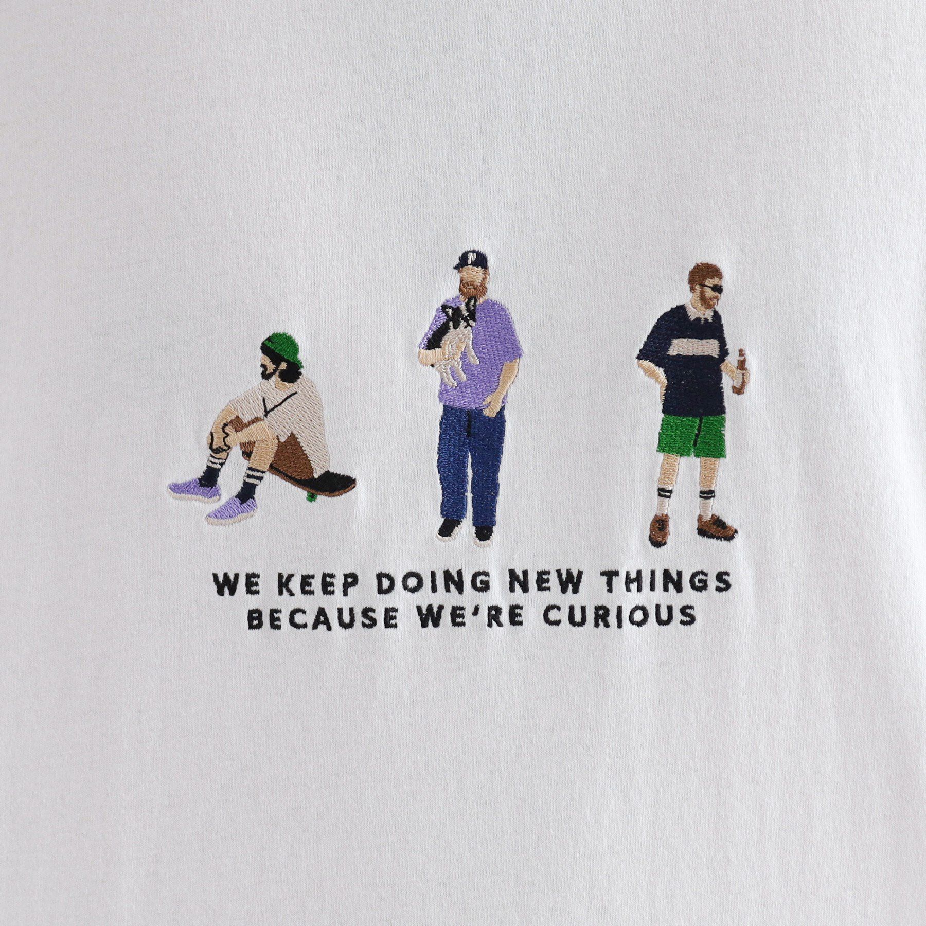 tk.TAKEO KIKUCHI「ピープル刺繍Tシャツ」|Tシャツ・カットソー|