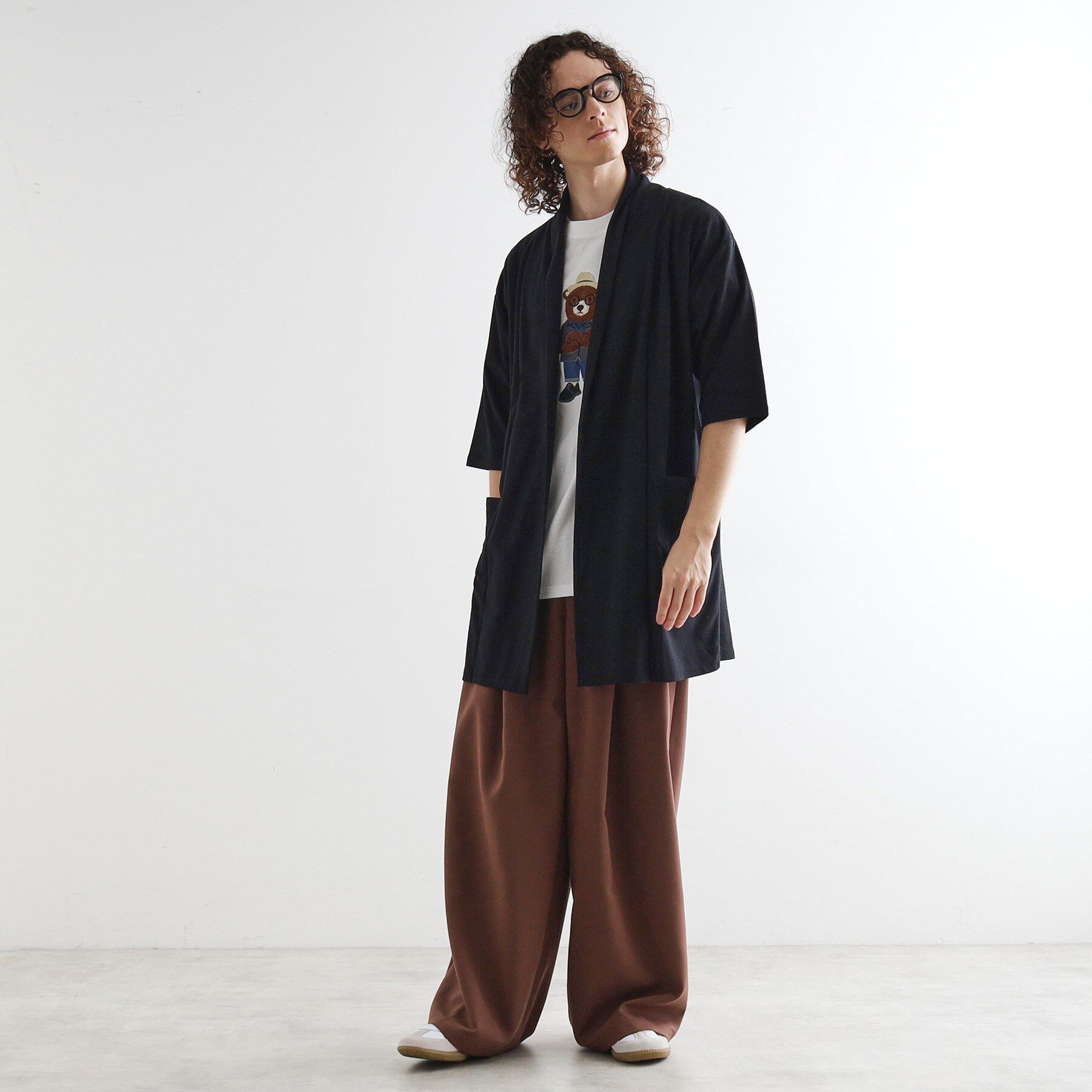 tk.TAKEO KIKUCHI「ショールロングコーディガン」|カーディガン|