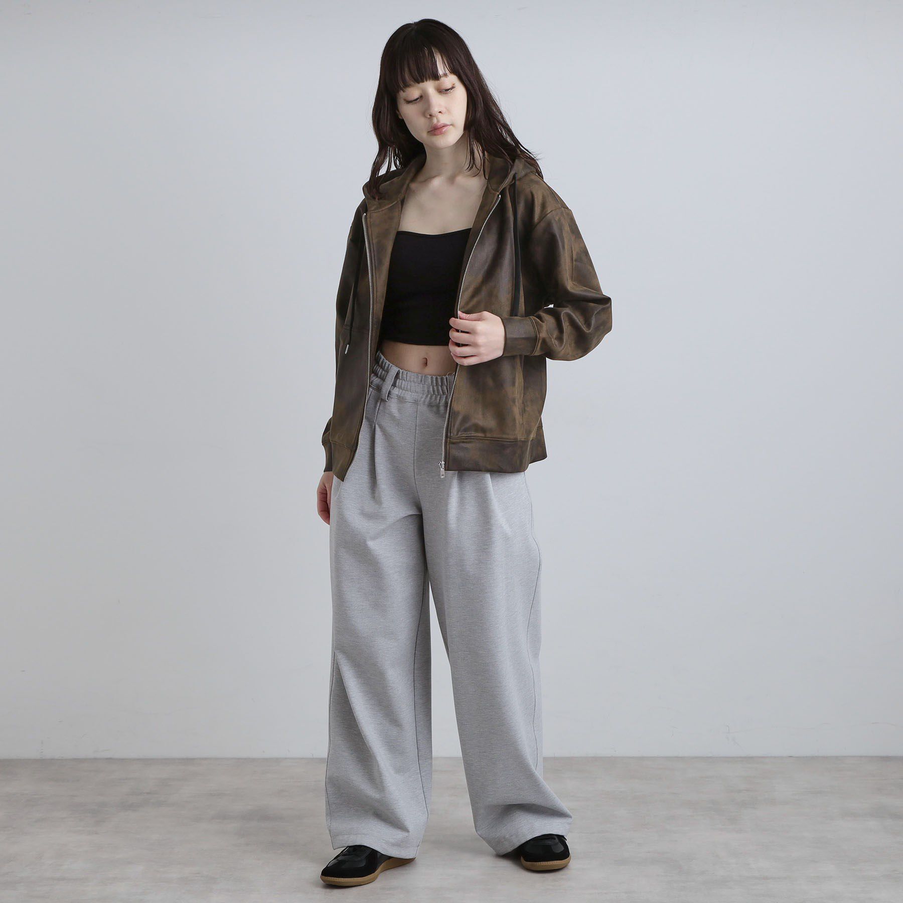 tk.TAKEO KIKUCHI「ヴィンテージライクプリント ジップパーカー」|パーカー|