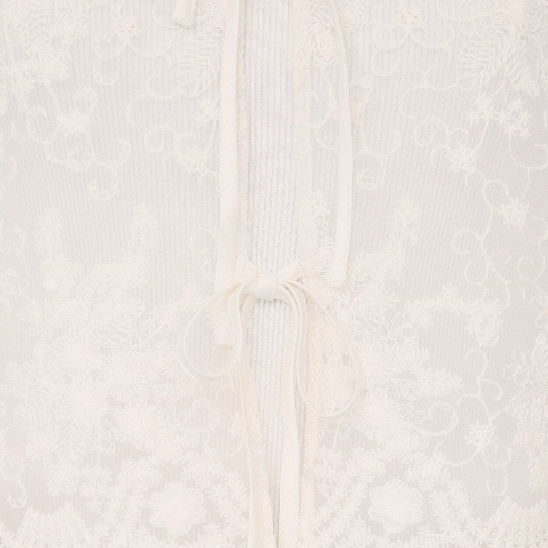 index「刺繍リボンシアーブラウス【洗濯機洗い可】」|シャツ・ブラウス|