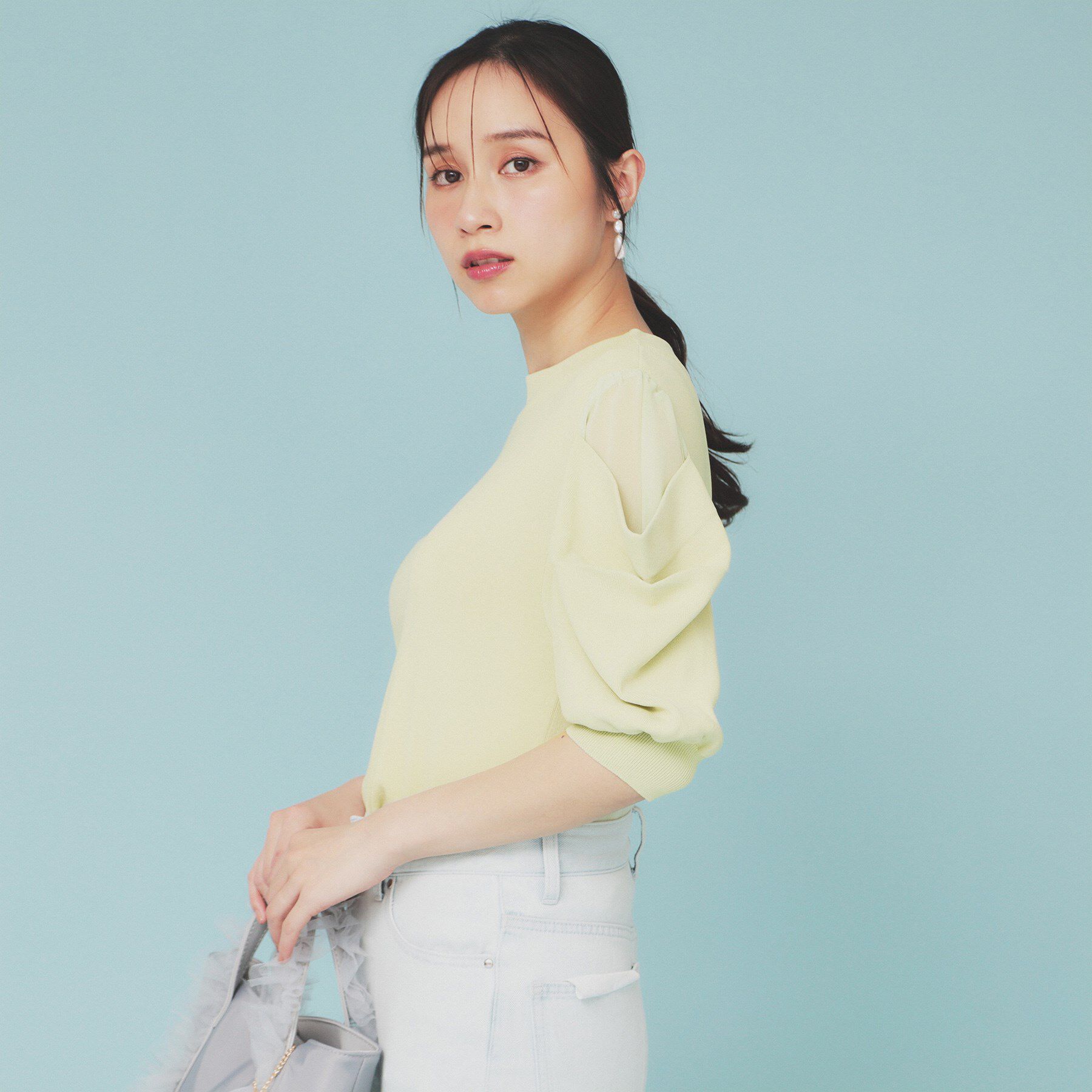 index「シアーレイヤードスリーブニット【洗濯機洗い可】」|ニット・セーター|