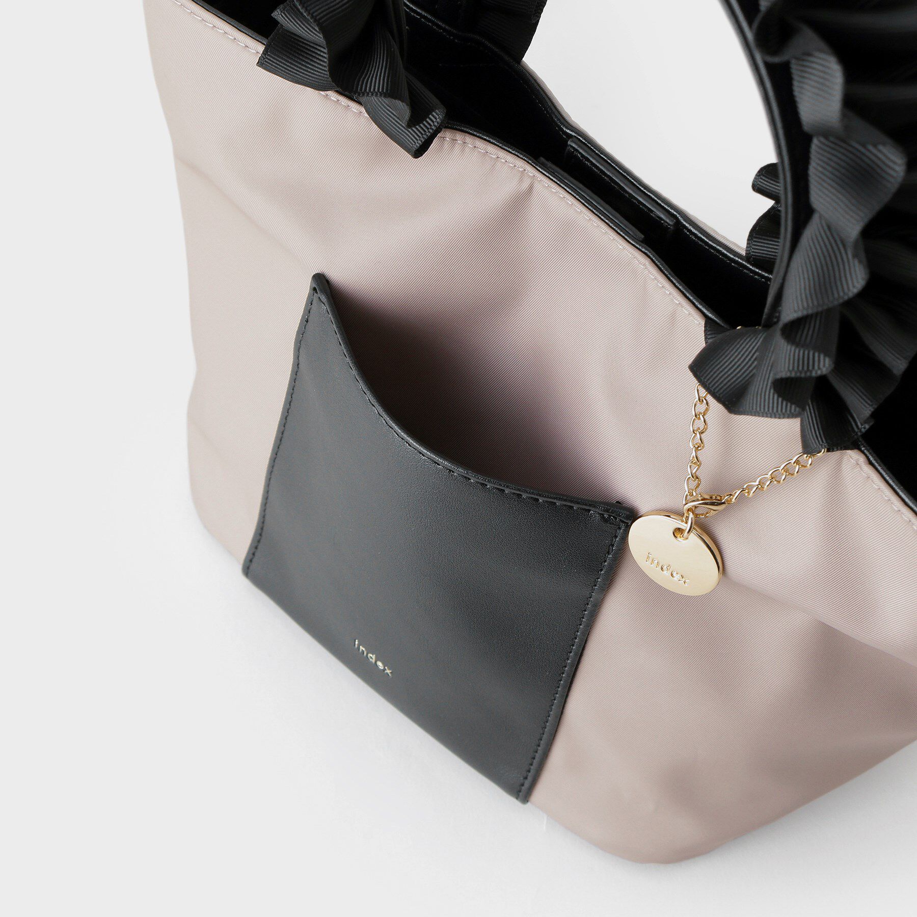 index「【2WAY】持ち手フリルトートバッグ」|トートバッグ|