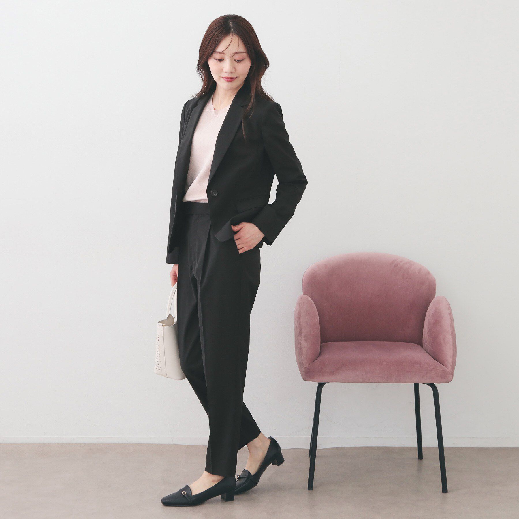 index「ストレッチテーパードパンツ/セットアップ対応可【洗濯機OK/接触冷感/吸水速乾/イージーアイロン】《」|その他|