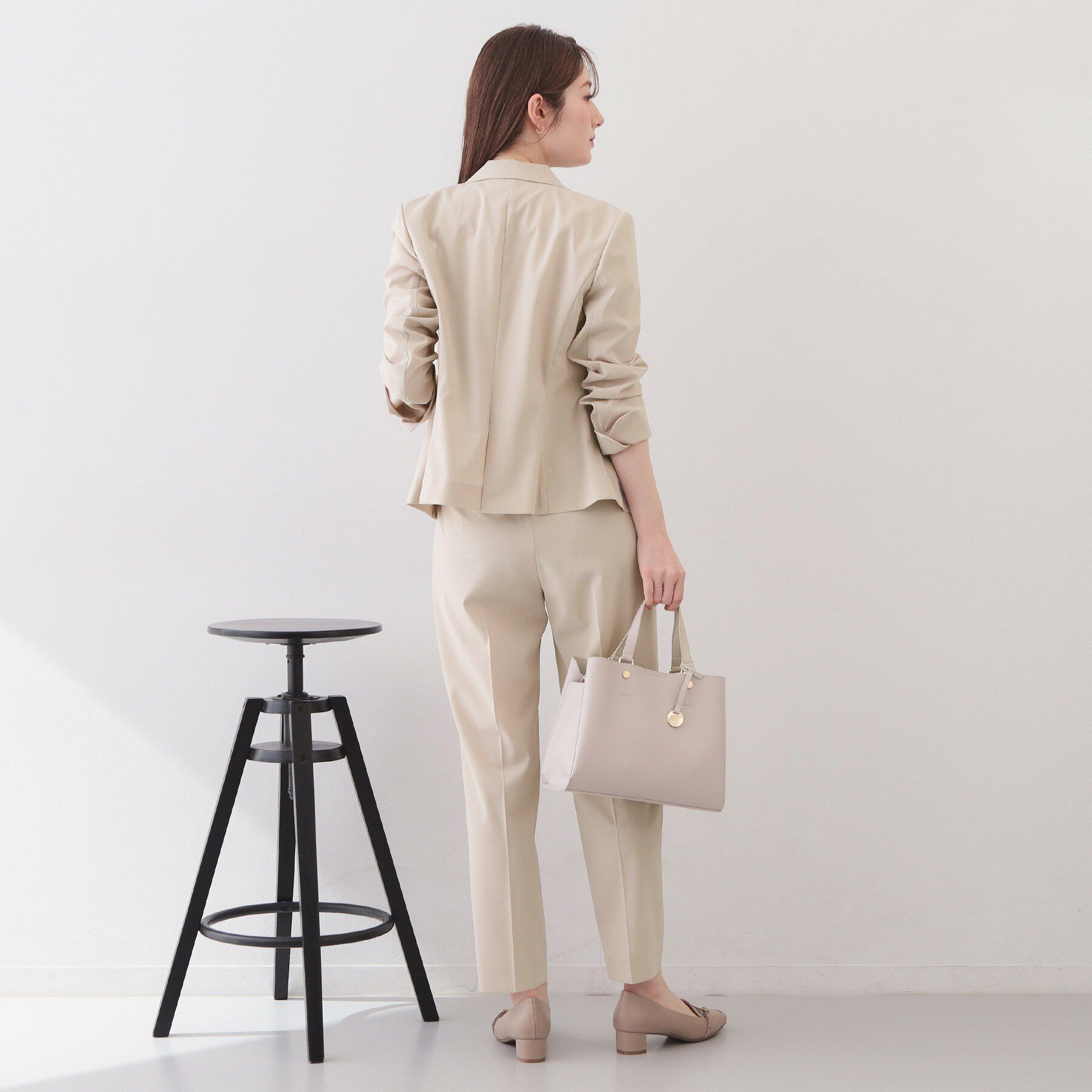 index「ストレッチテーパードパンツ/セットアップ対応可【洗濯機OK/接触冷感/吸水速乾/イージーアイロン】《」|その他|