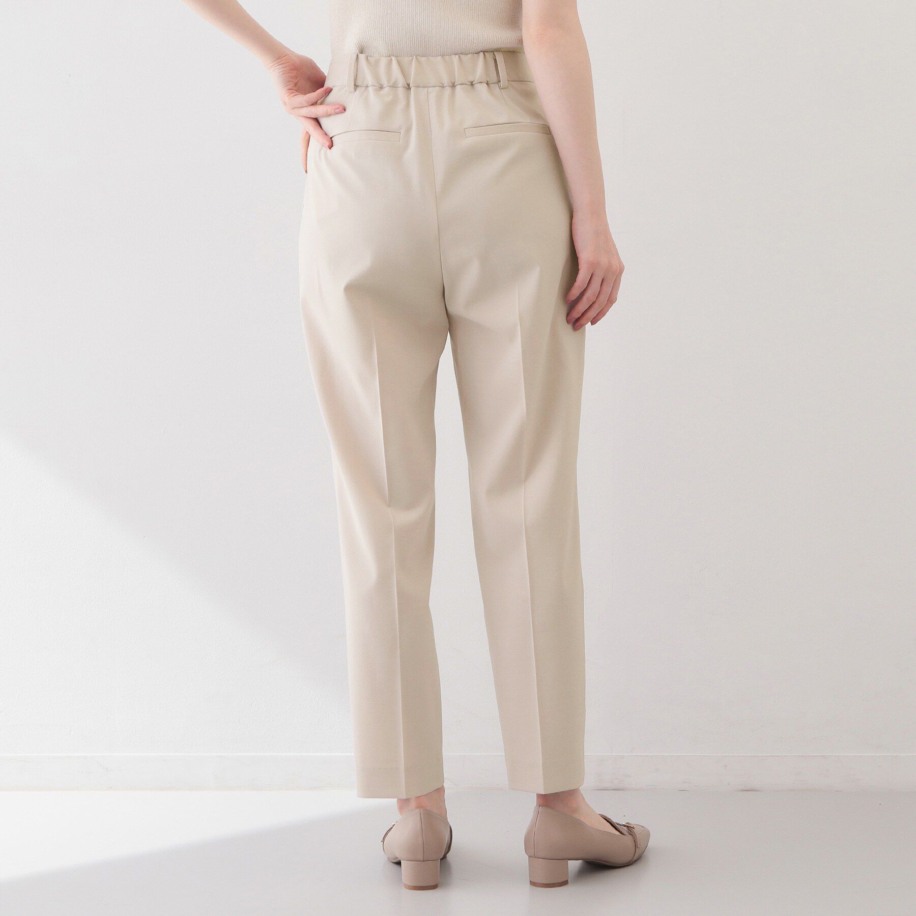 index「ストレッチテーパードパンツ/セットアップ対応可【洗濯機OK/接触冷感/吸水速乾/イージーアイロン】《」|その他|