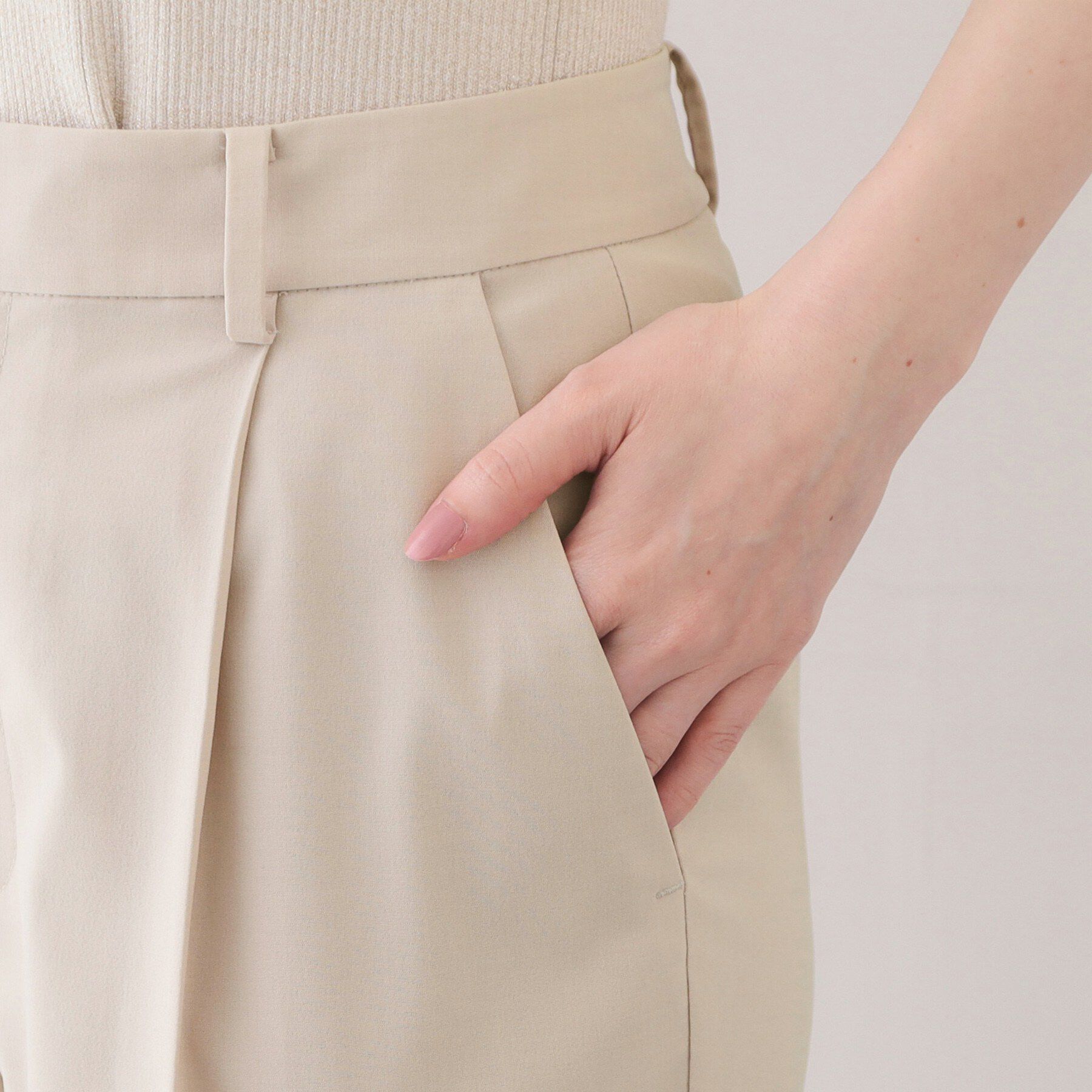 index「ストレッチテーパードパンツ/セットアップ対応可【洗濯機OK/接触冷感/吸水速乾/イージーアイロン】《」|その他|