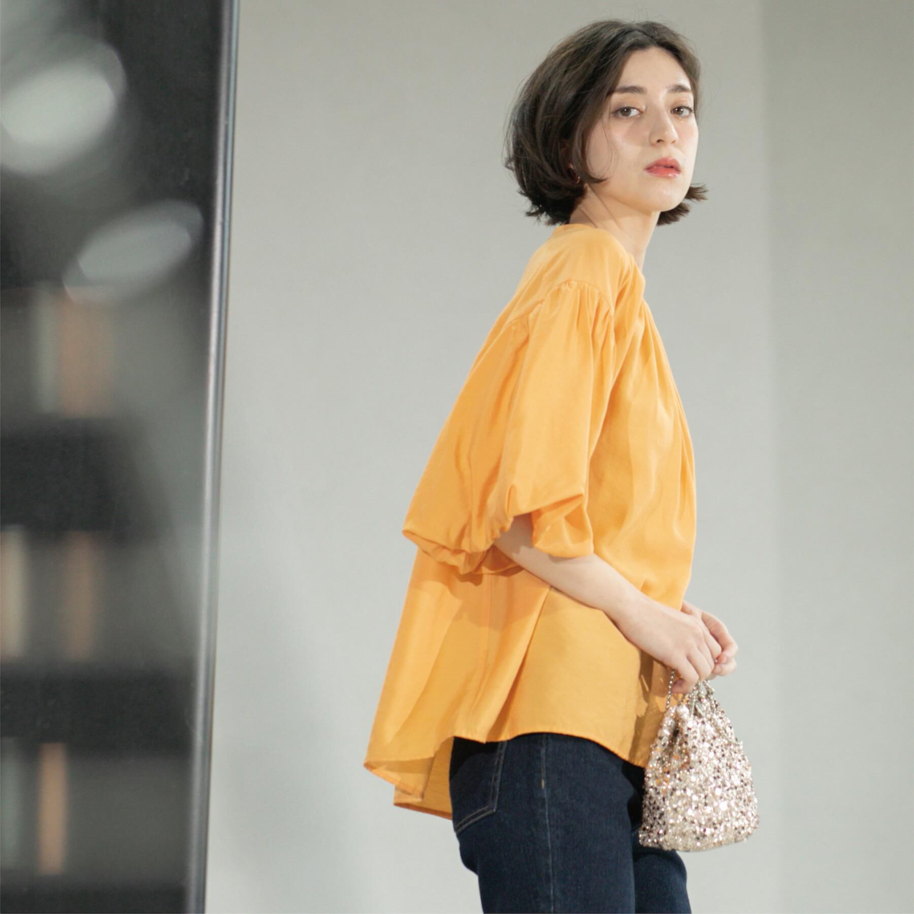 OPAQUE.CLIP「バルーンスリーブブラウス【洗濯機洗い可】」|シャツ・ブラウス|