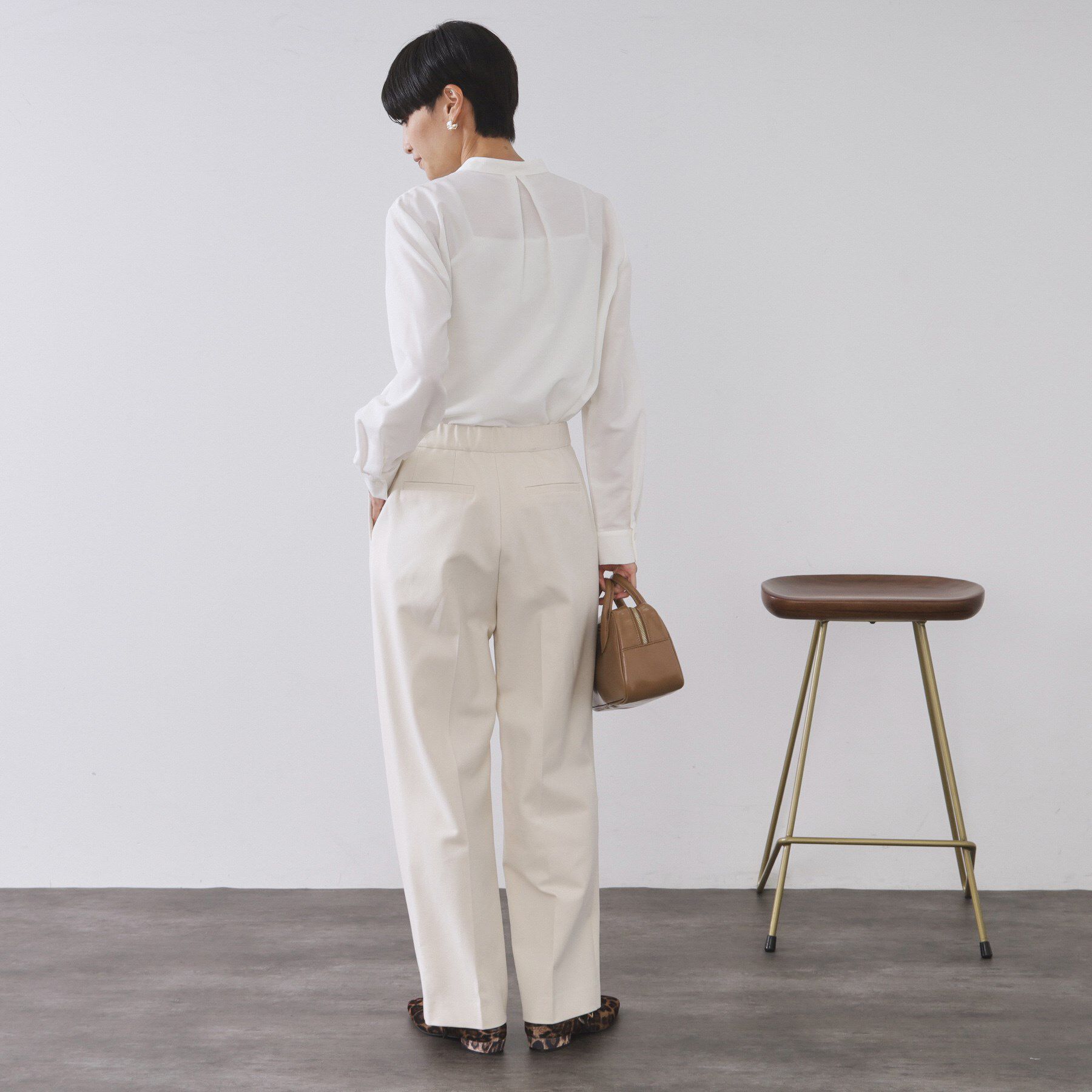 OPAQUE.CLIP「フロントフリルブラウス【洗濯機OK】」|シャツ・ブラウス|