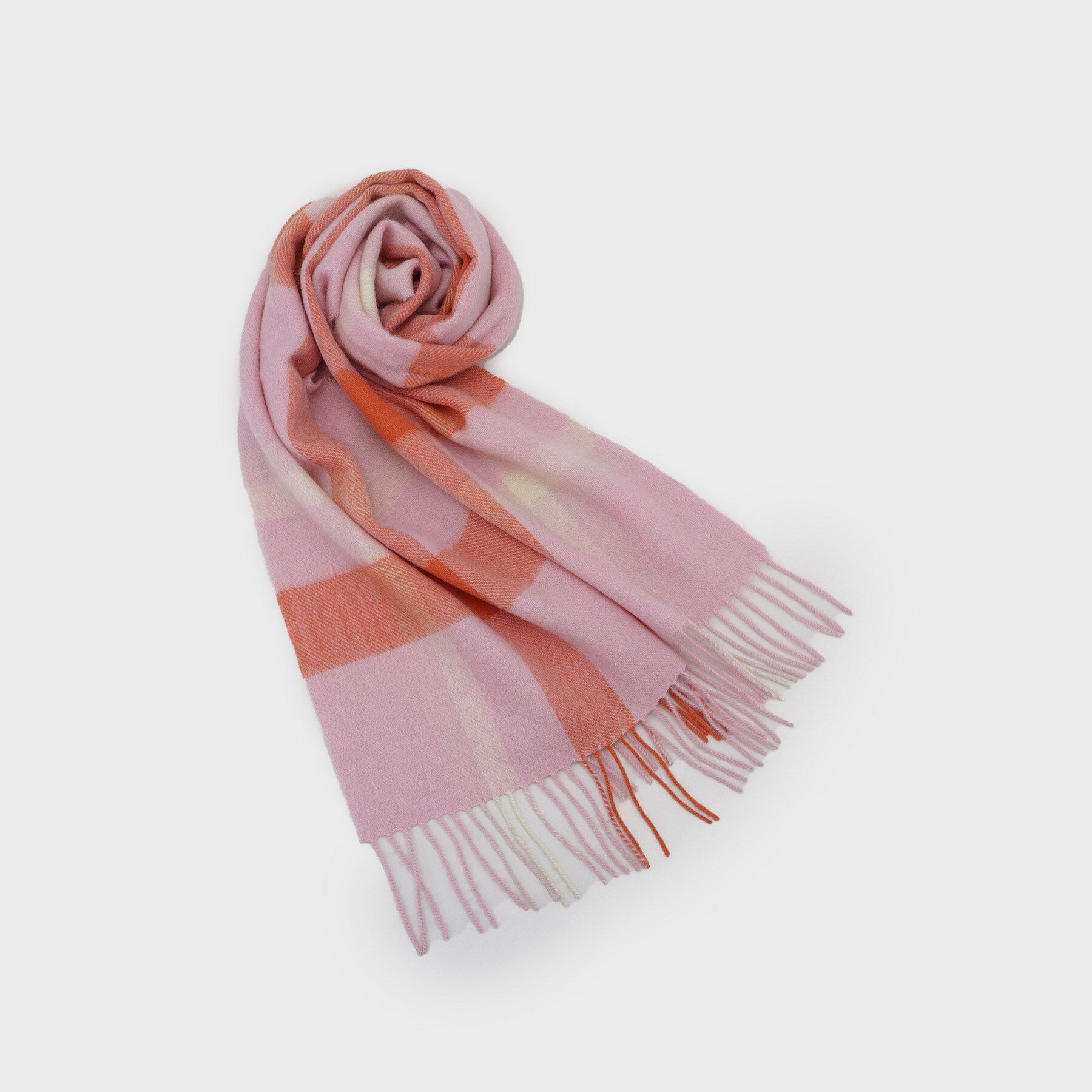 OPAQUE.CLIP「ウール100％マフラー【12col/洗える】」|ストール|ピンク(272)