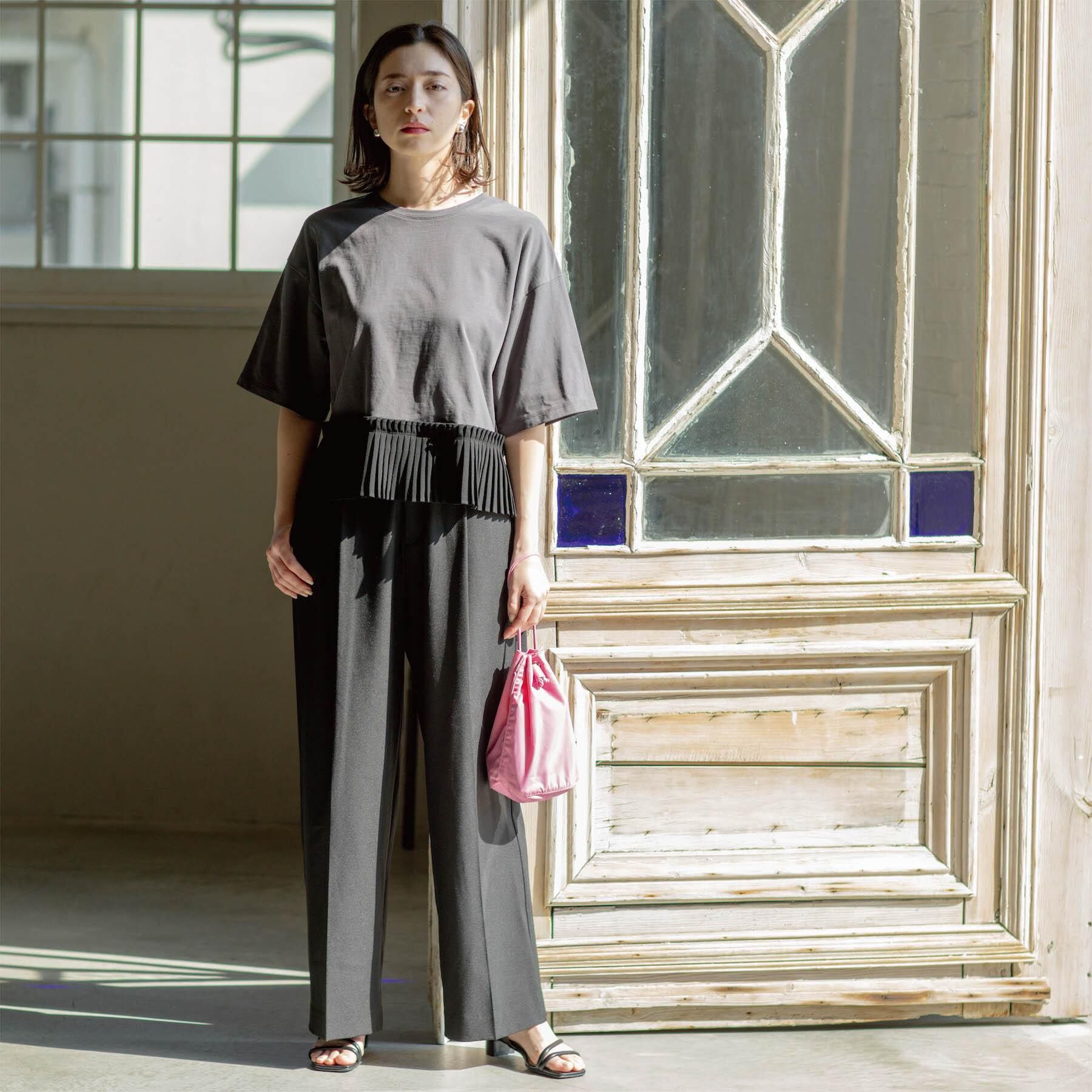 OPAQUE.CLIP「美脚ストレッチストレートワイドパンツ【洗濯機OK】」|その他|