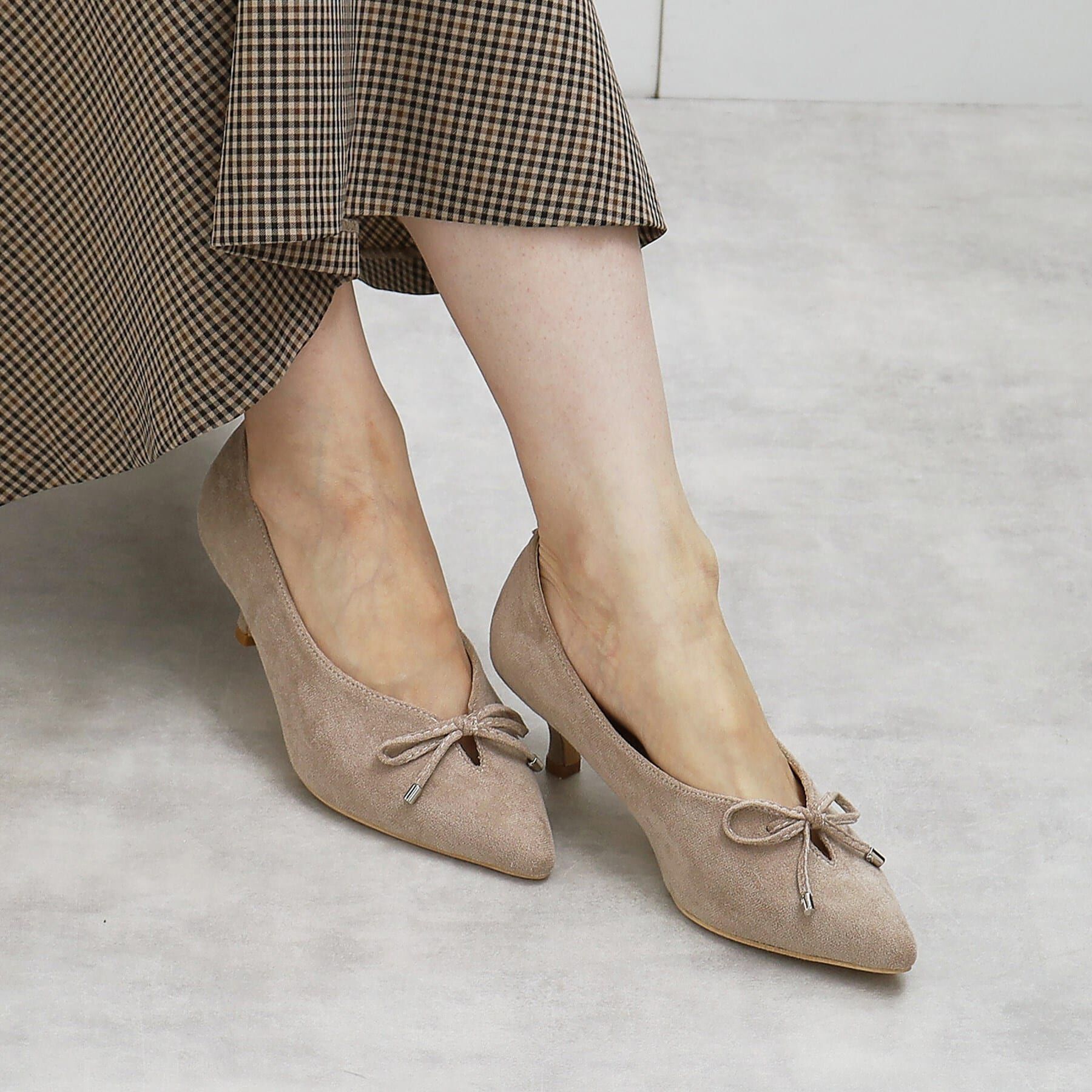 Couture broach「リボンパンプス」|パンプス|