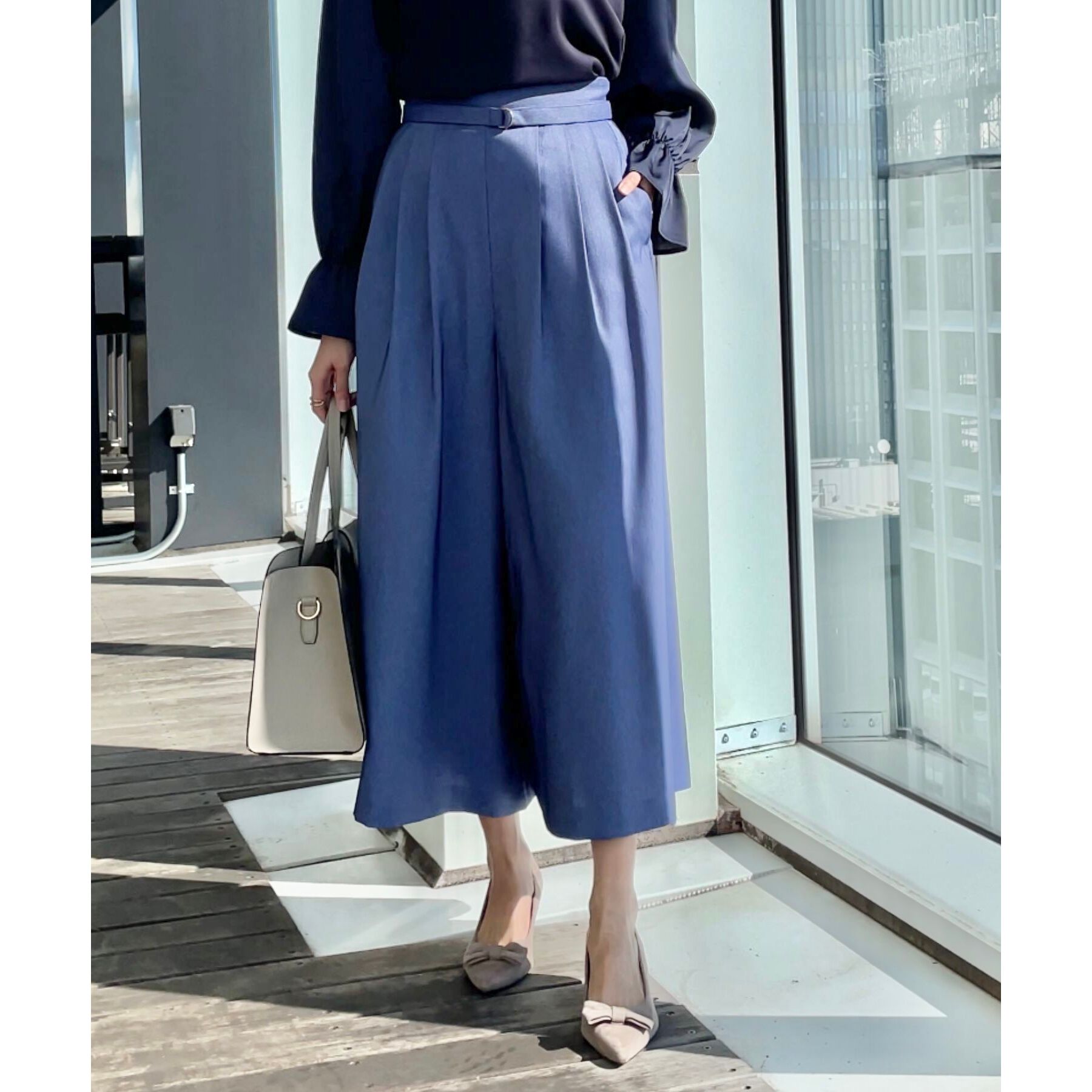 Couture broach「【きれいめ・大人カジュアル・通勤】デニムライクスカンツ」|その他|