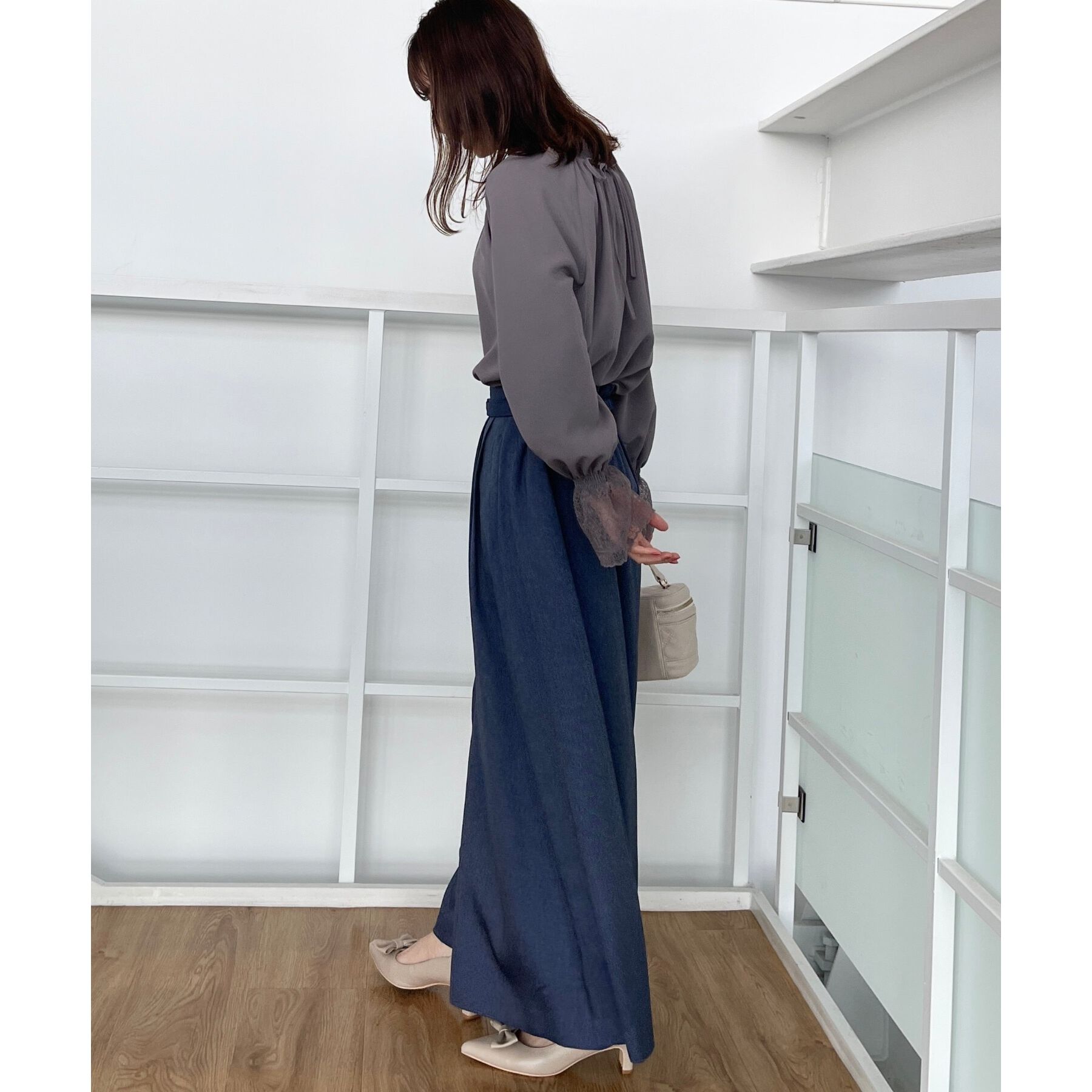 Couture broach「【きれいめ・大人カジュアル・通勤】デニムライクスカンツ」|その他|