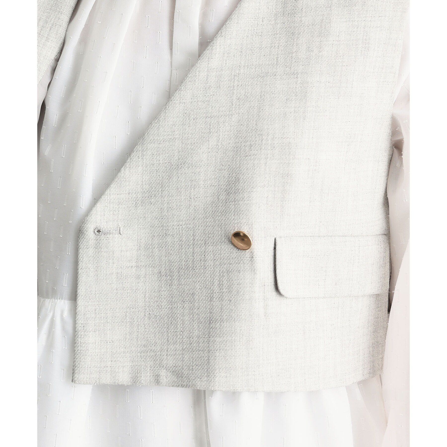 THE SHOP TK「【セットアップ可／ONOFF活躍】カルゼショートジレ／洗える」|ベスト・ジレ|