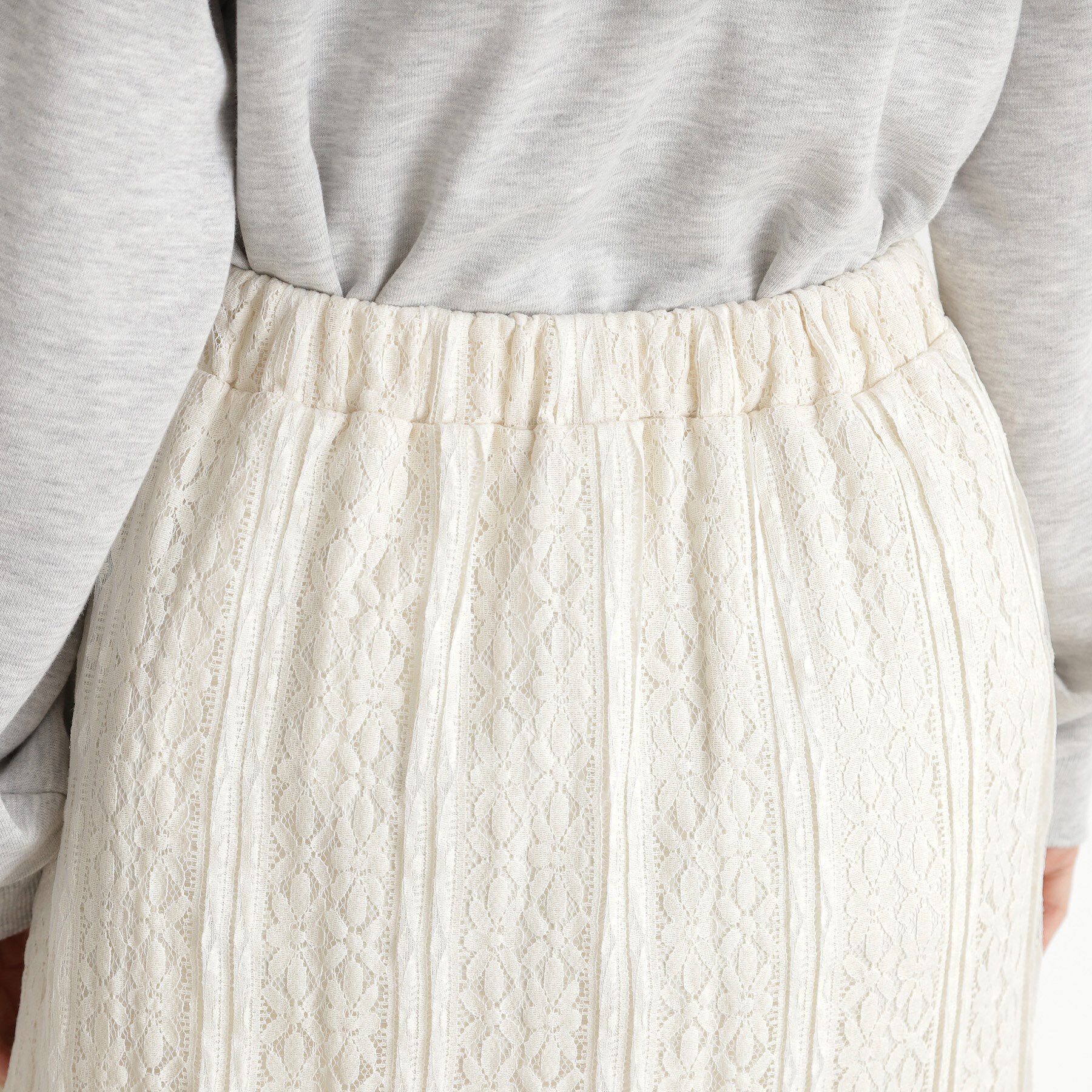 THE SHOP TK「レーススカート【洗える】」|スカート|