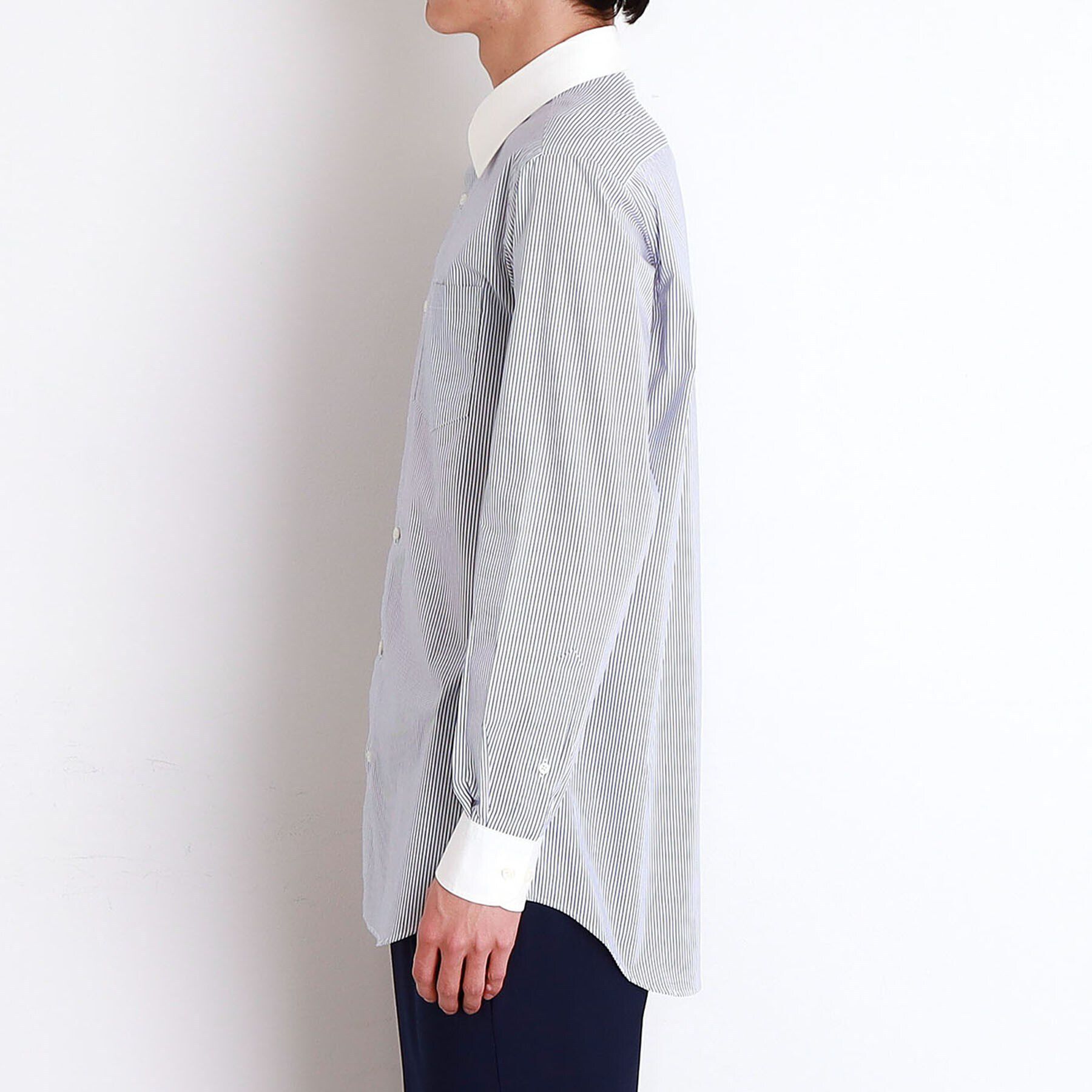 THE SHOP TK「ドレスストライプシャツ【洗濯機OK】」|シャツ・ブラウス|