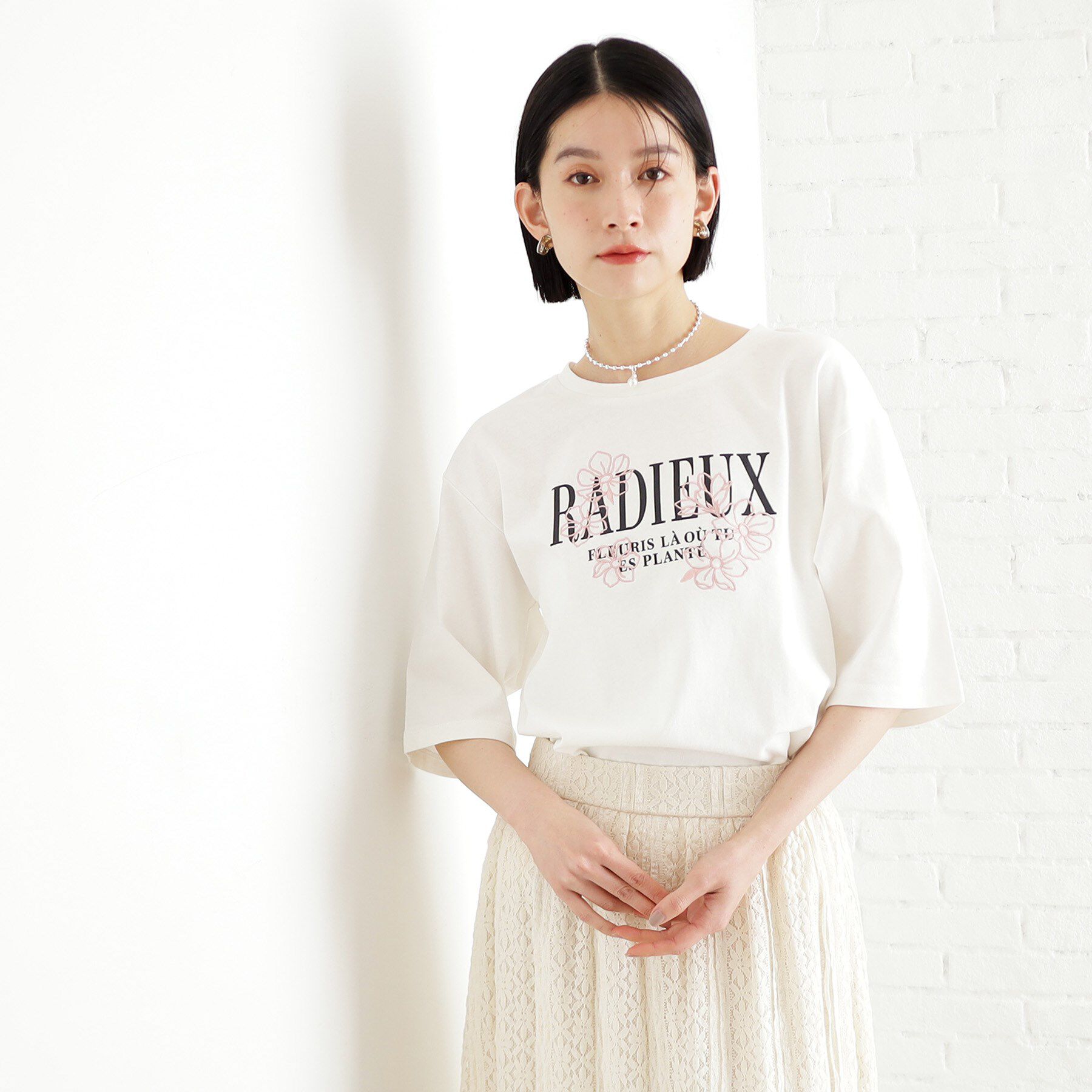 THE SHOP TK「オーガニックコットンロゴＴ【洗濯機OK】」|Tシャツ・カットソー|