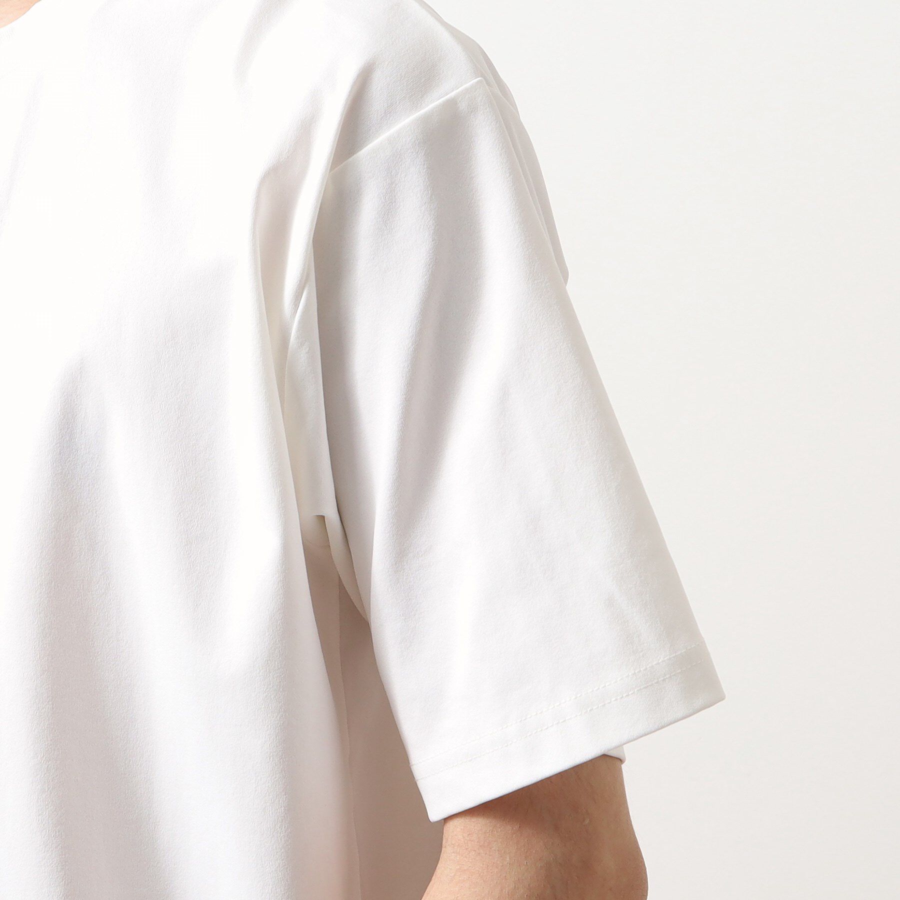 THE SHOP TK「フェイクスウェードアンサンブルカーディガン【五分袖カーディガン＋半袖Tシャツセットアイテム】」|カーディガン|